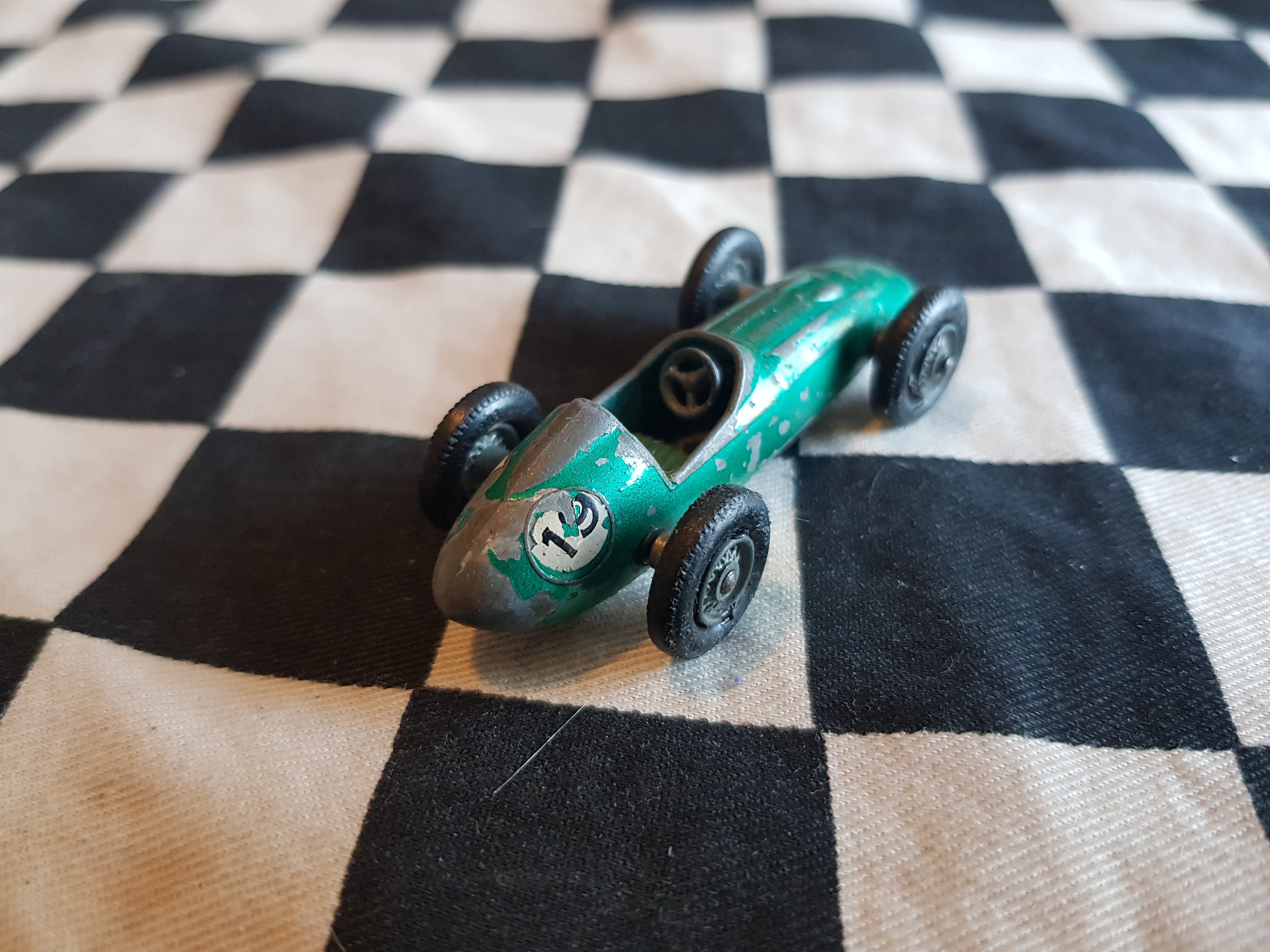 Vintage Loose Lesney Aston Martin DBR 5 Green
