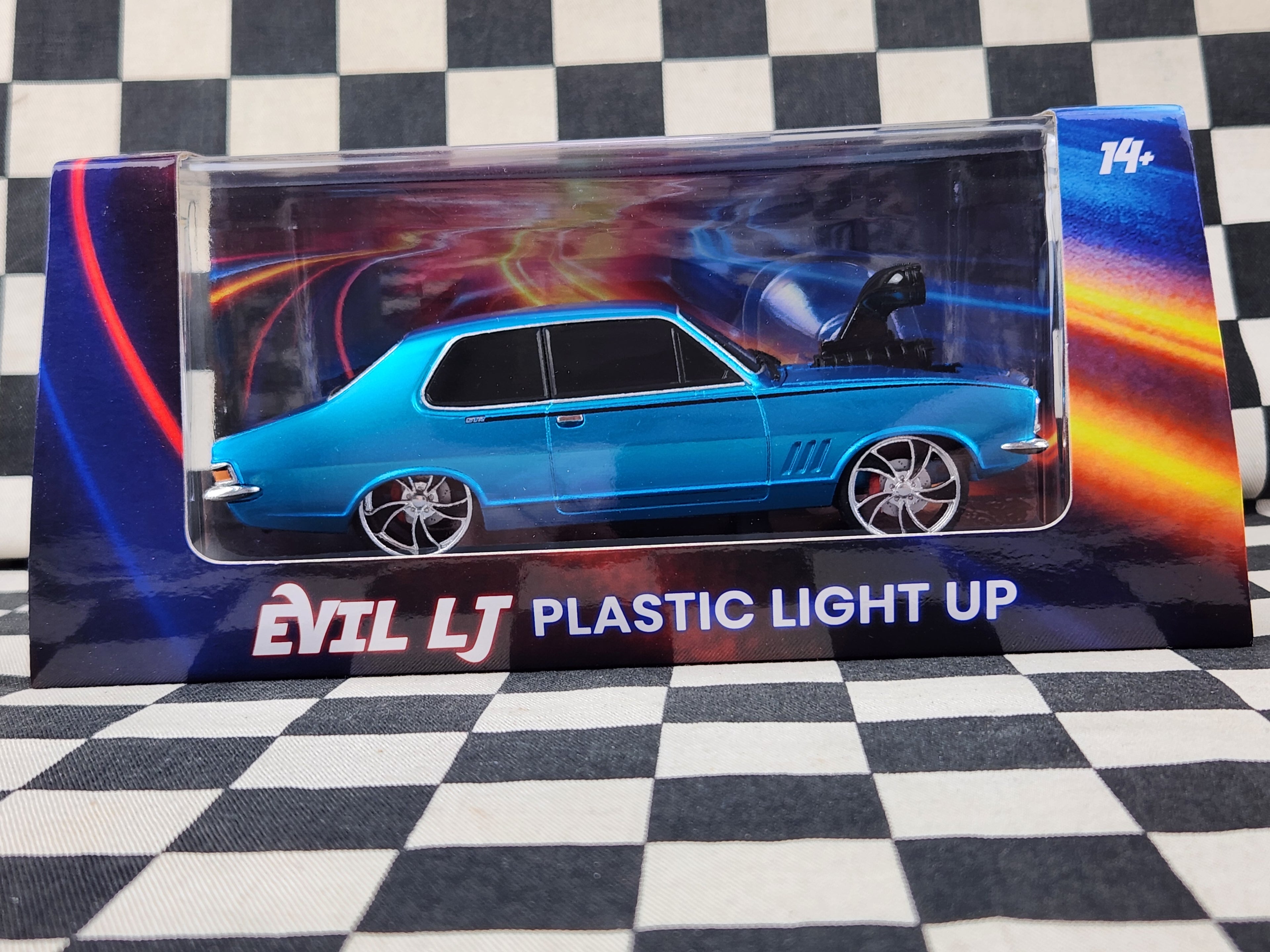 DDA Spectra Rides Plastic Light up Evil LJ Blown Torana