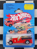 Vintage 1983 Hot Wheels Black Wall Old No 5 Fire Engine