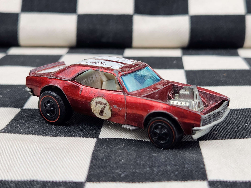 Hot Wheels Redline Heavy Chevy Camaro Spectraflame Red Hong Kong