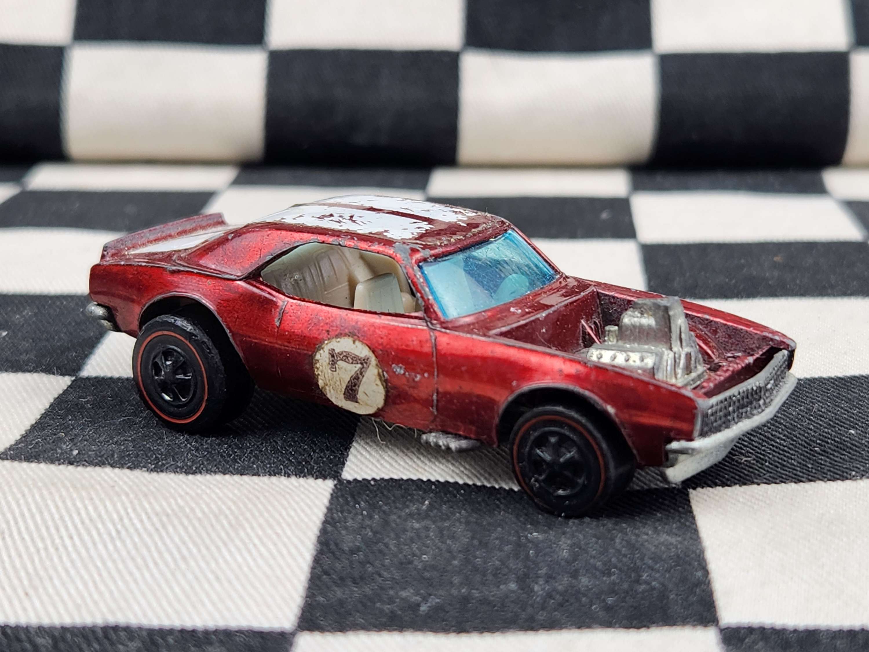 Hot Wheels Redline Heavy Chevy Camaro Spectraflame Red Hong Kong