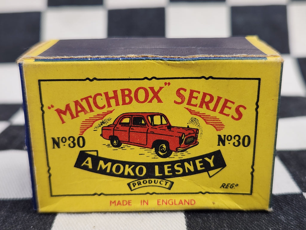 Matchbox Lesney Moko No30 Ford Prefect in Original Box