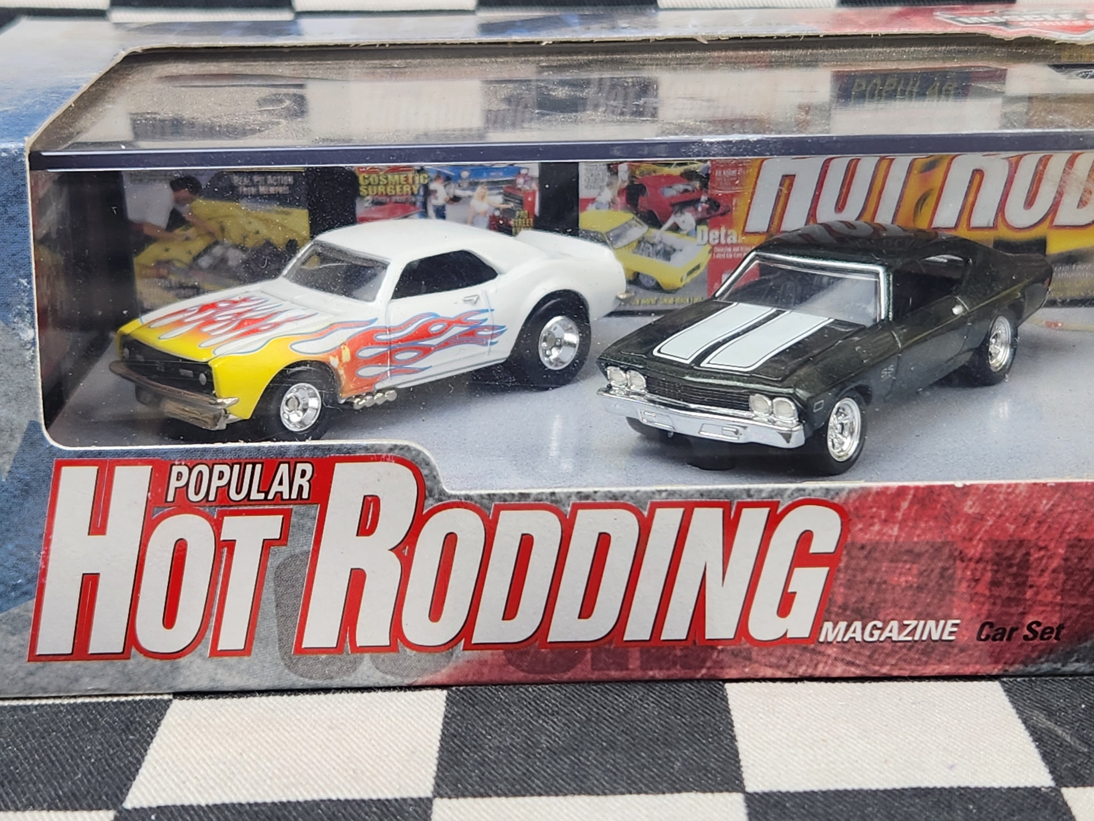 Hot Wheels Collectibles Popular Hot Rodding Box Set Camaro Corvette El Camino