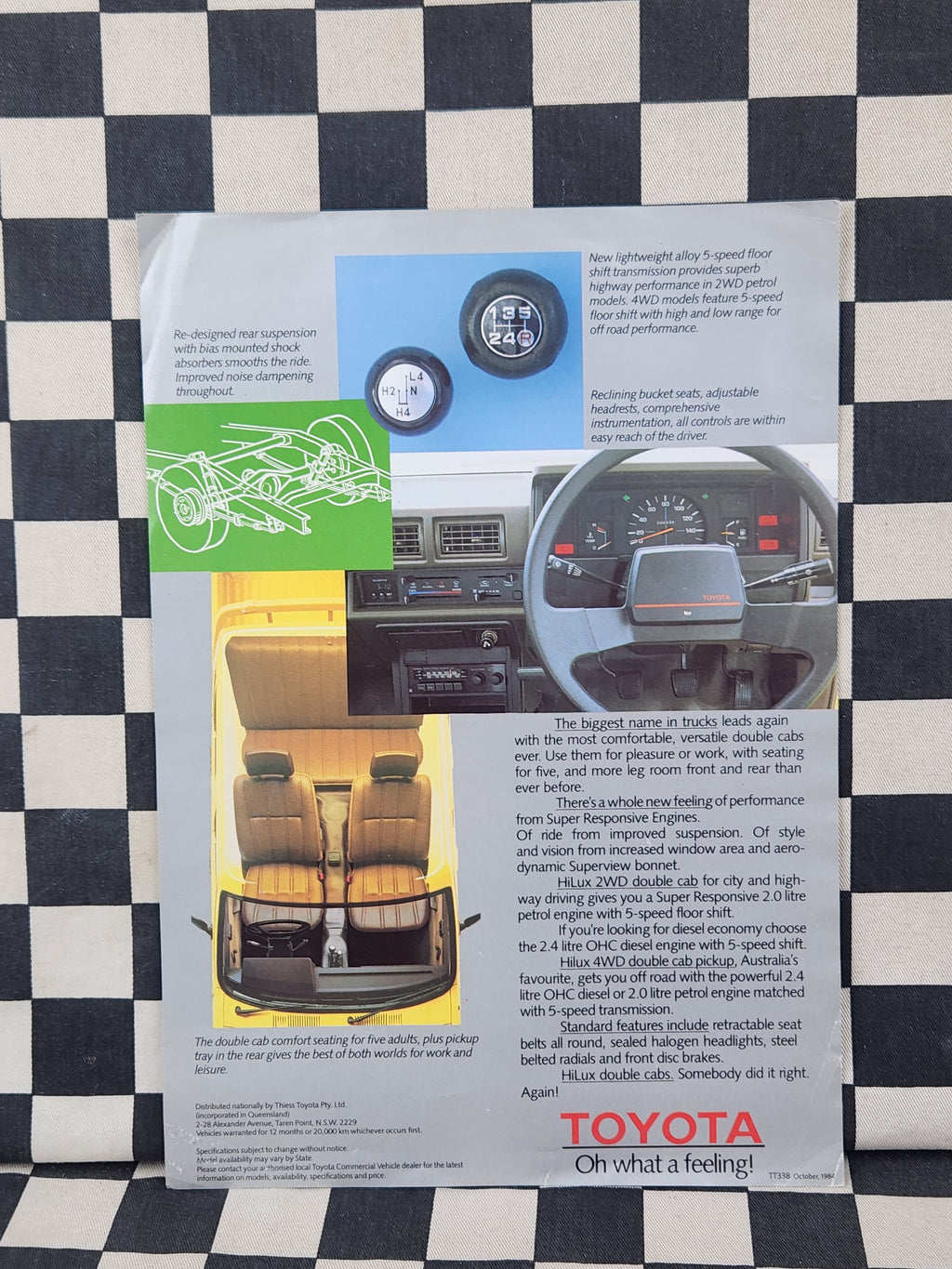 Toyota Hilux Dual Cab Single Page Sales Brochure