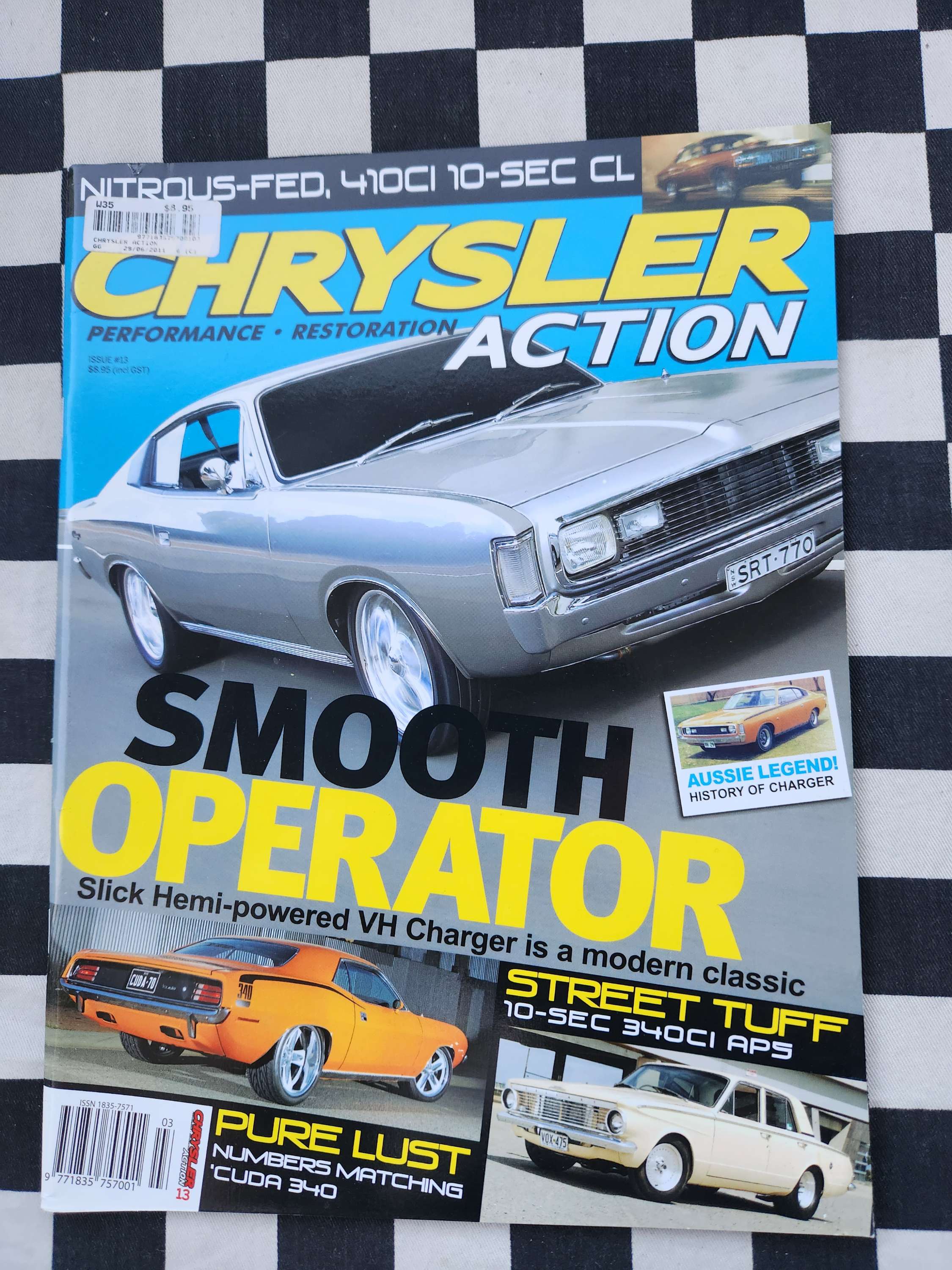 Chrysler Action Magazine #13 Valiant Pacer Charger Drifter Dodge Plymouth Hemi