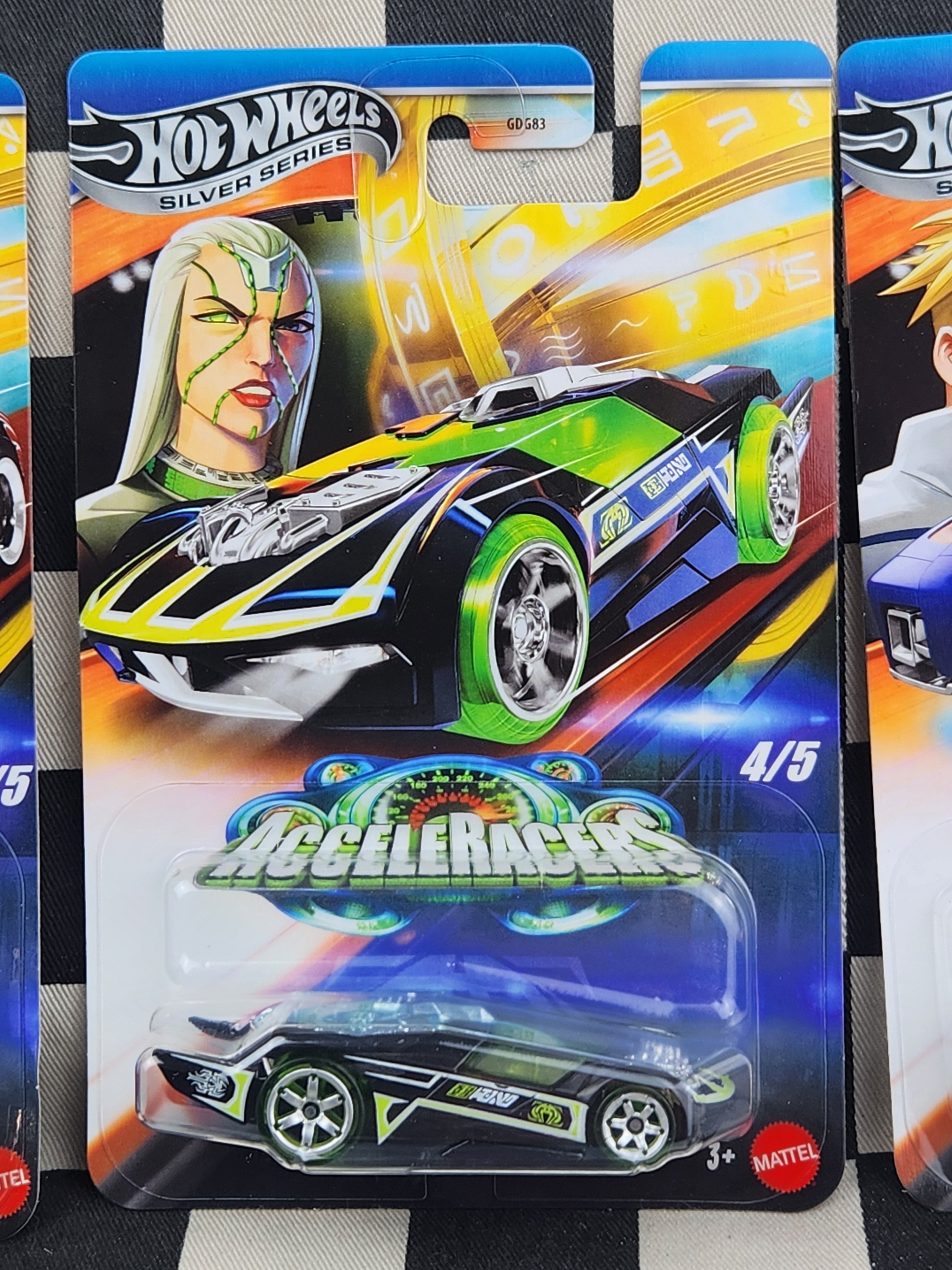 Hot Wheels Silver Series Acceleracers Full Set 5 Cars