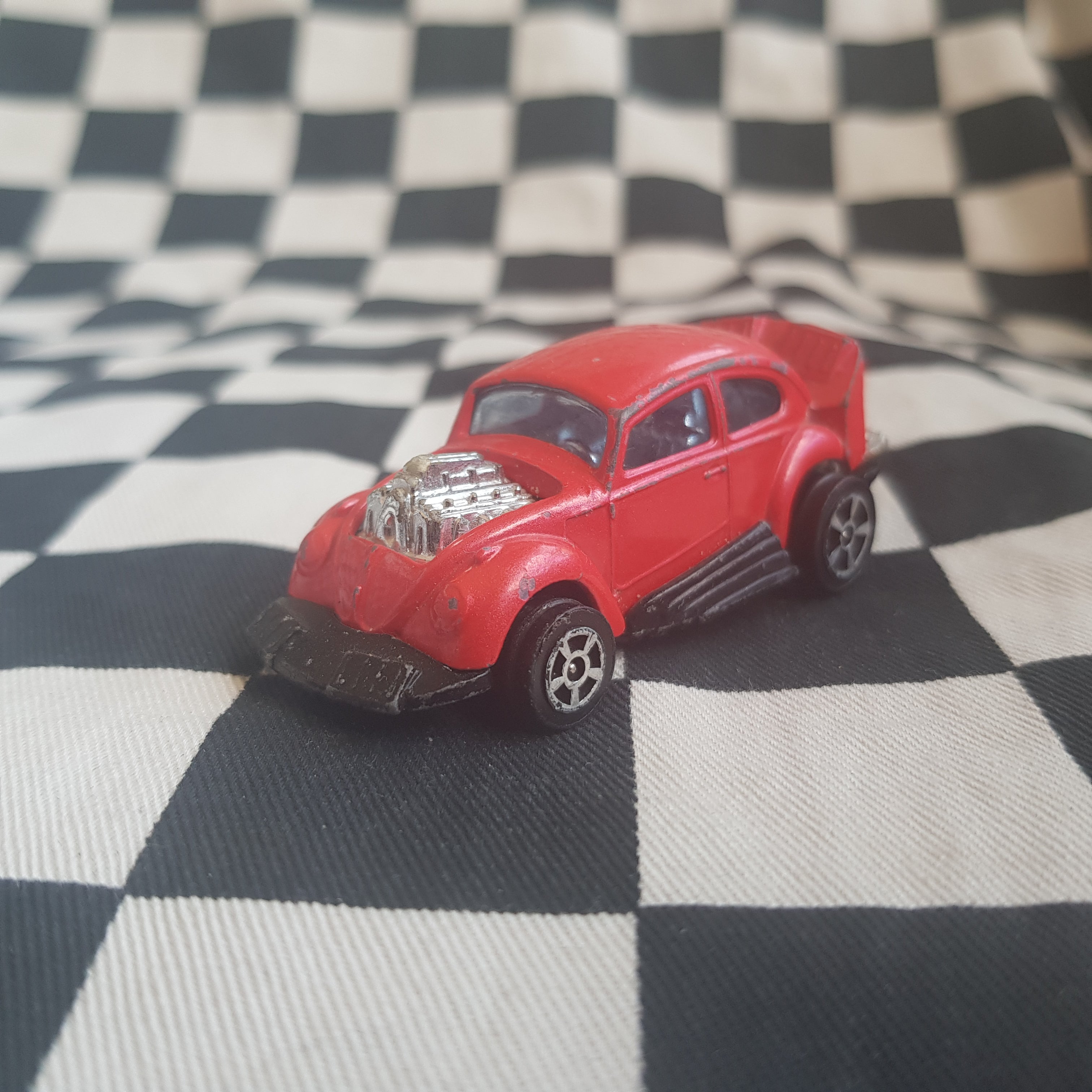 Vintage Loose Corgi Whizz Wheels VW Hot Rod Pinky Red