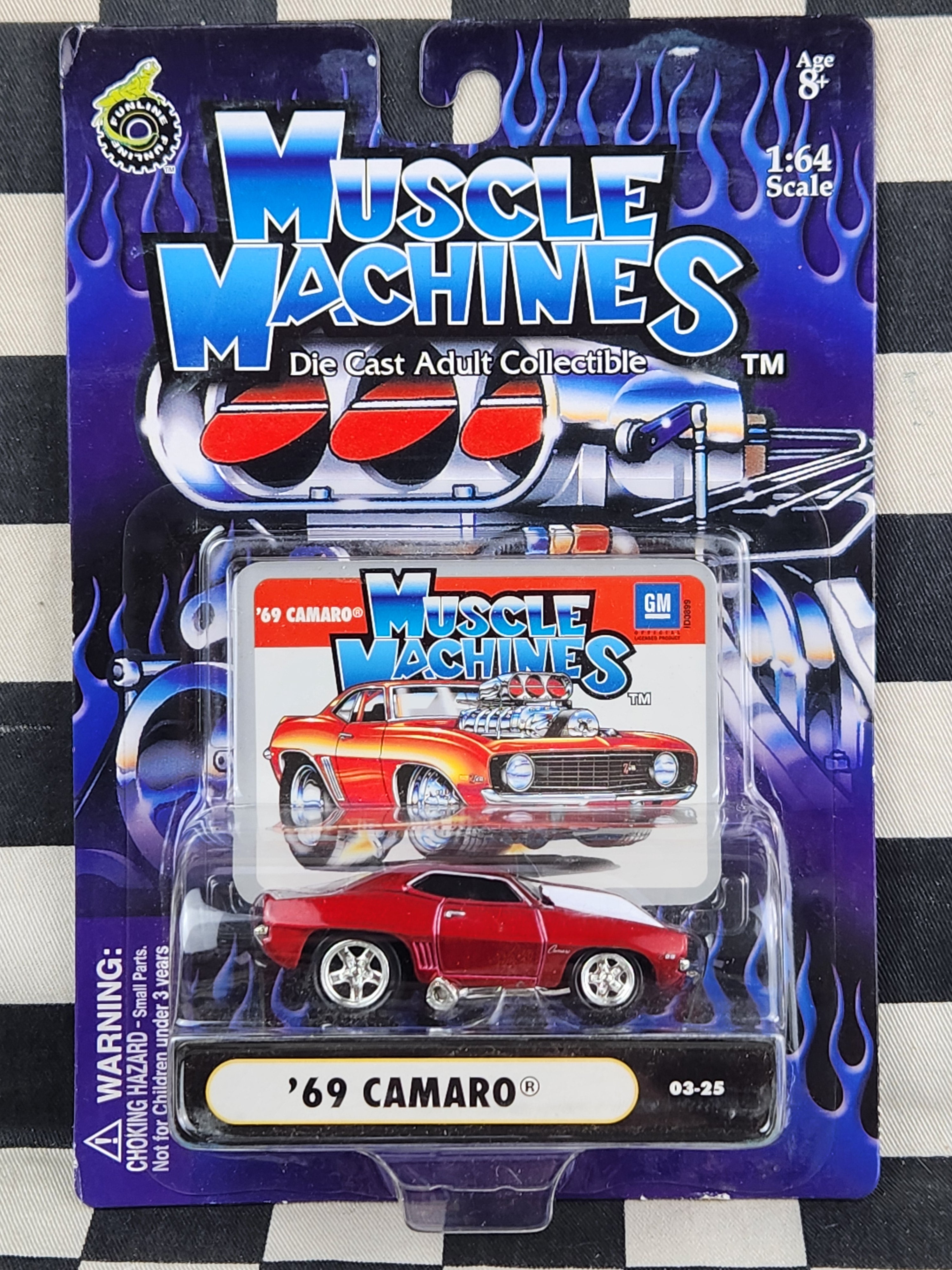 Muscle Machines 69 Camaro Red
