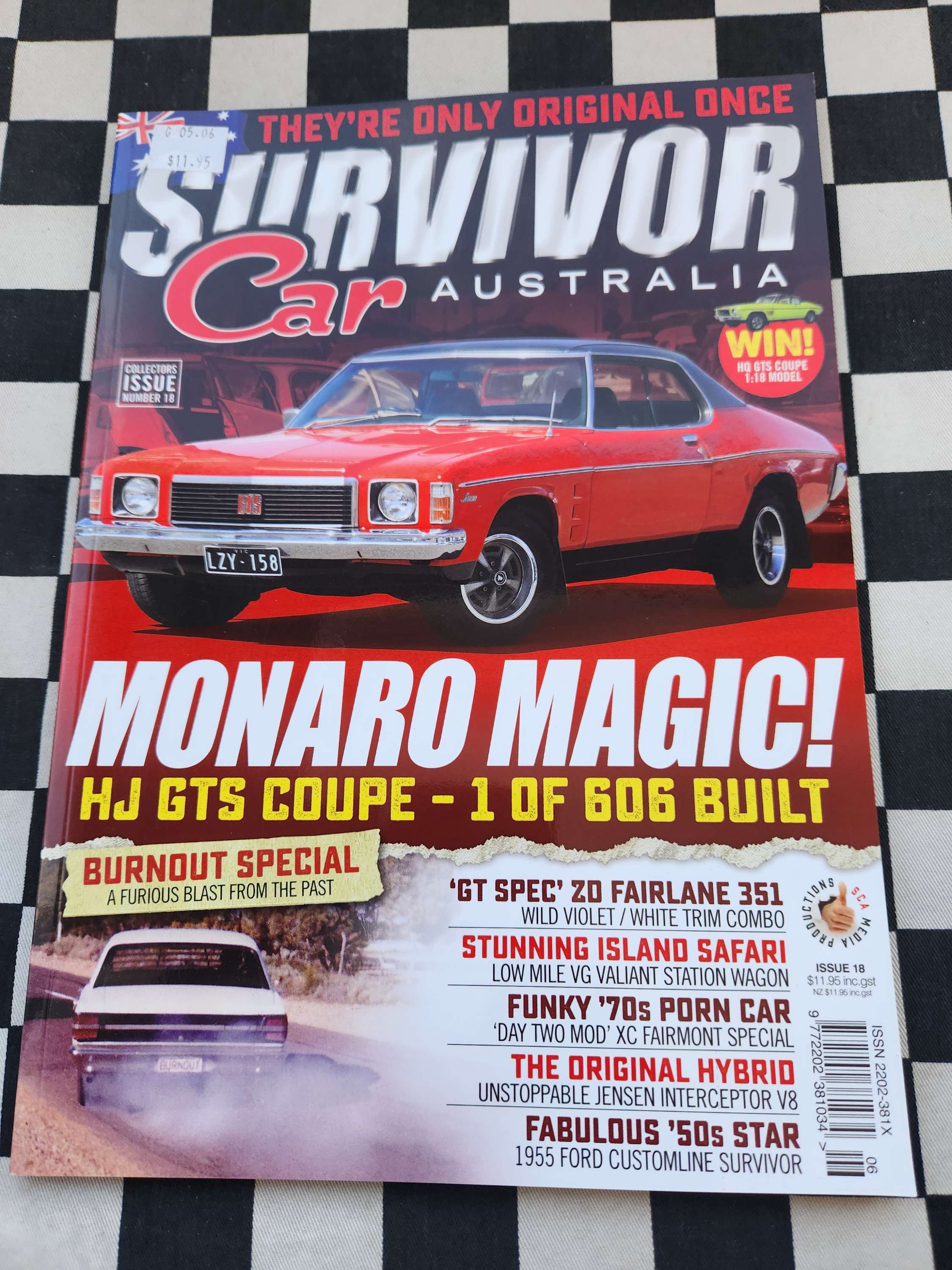 Survivor Car Australia Magazine #18 Monaro Ford Gt Fairlane Customline Valiant