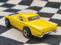 Vintage Loose Hot Wheels Blackwall 57 T-Bird Yellow Nice!