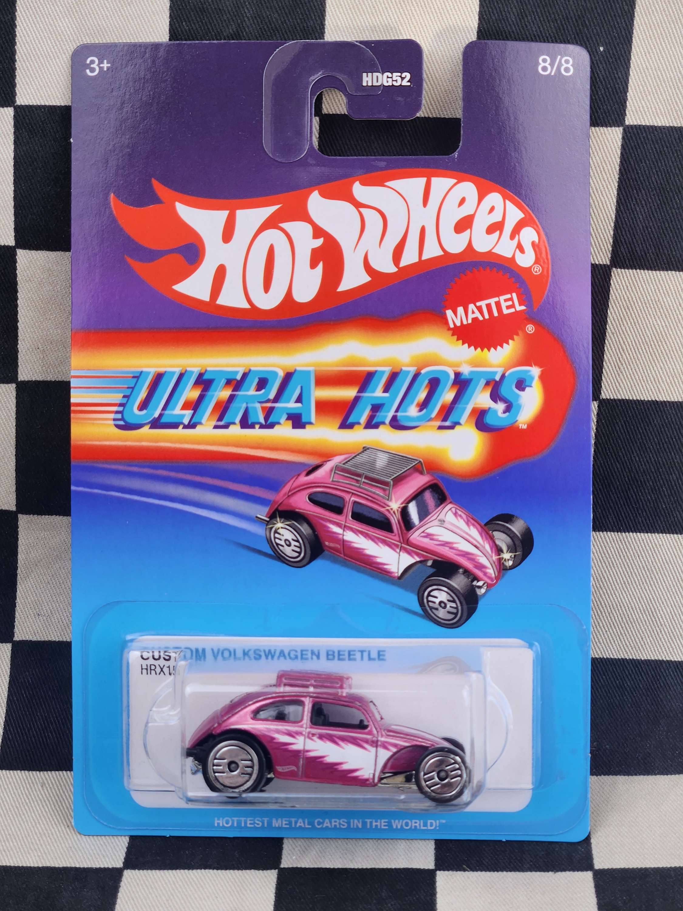 Hot Wheels Ultra Hots Custom Volkswagen Beetle Pink Spectraflame
