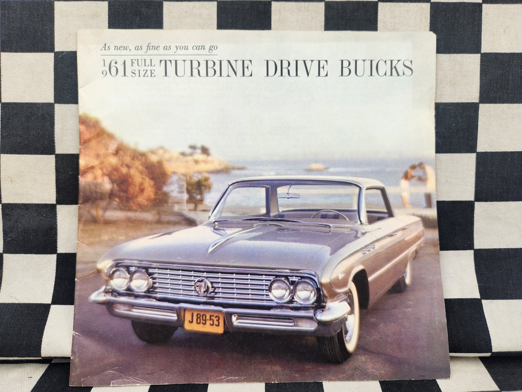 Genuine 1961 Buick Full Size Turbine Drive Sales Brochure
