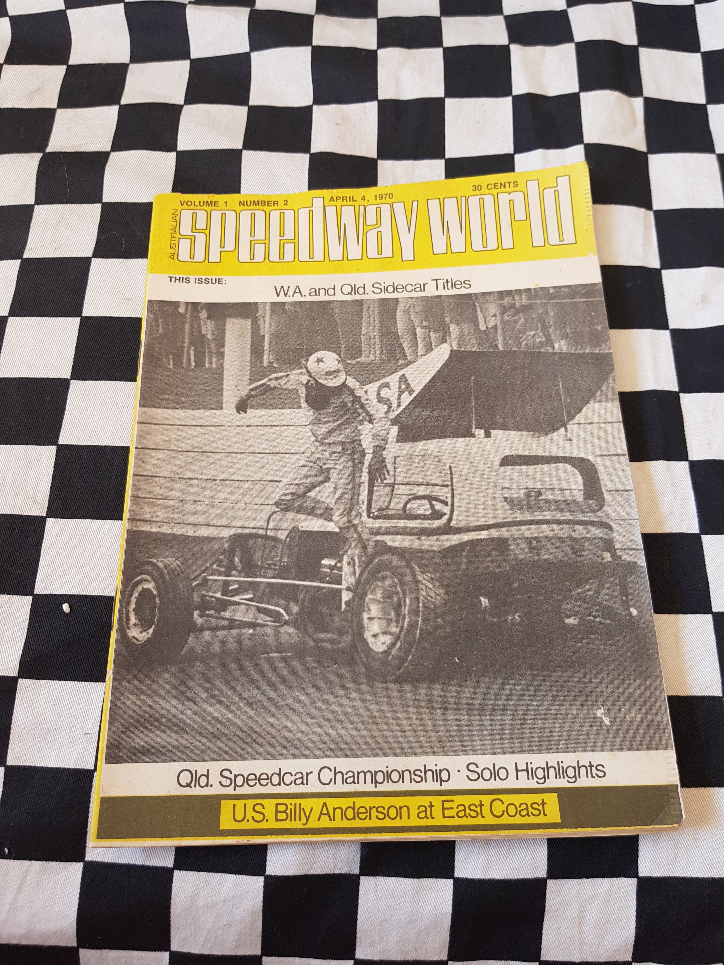 Australian Speedway World Volume 1 #2 April 4 1970