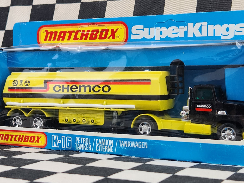Vintage 1981 Matchbox Super Kings K16 CHEMCO Ford LT5 Articulated Tanker Truck