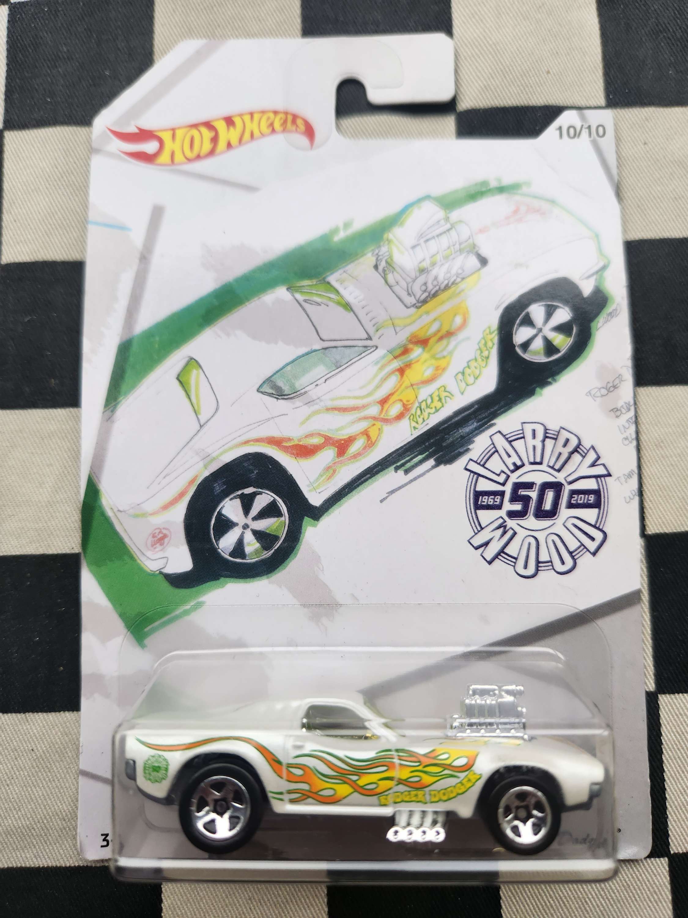 Hot Wheels 2019 Larry Wood 50th Rodger Dodger