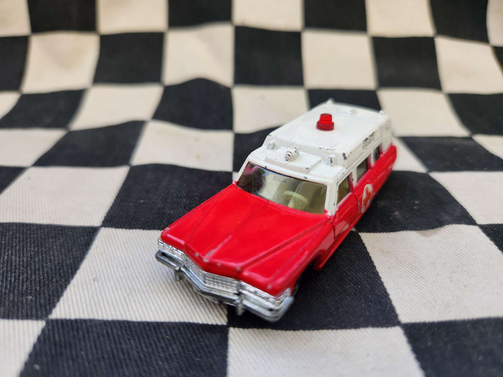 Vintage Loose Tomica Cadillac Ambulance