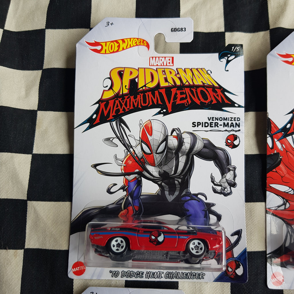 Hot Wheels Spiderman Maximum Venom Choice of 4