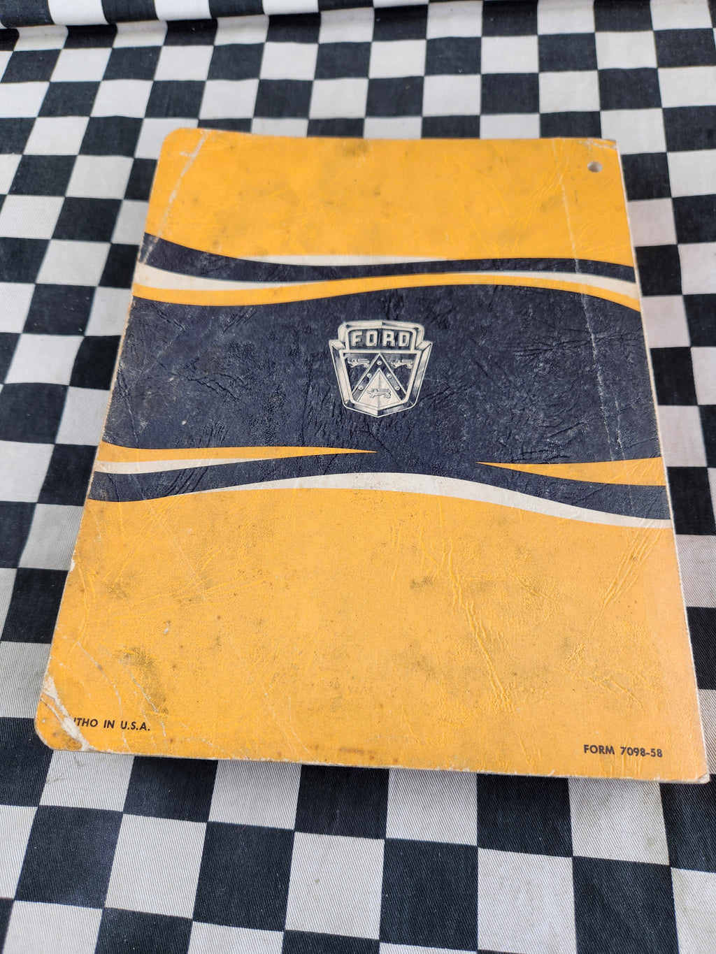 Genuine 1958 Ford Workshop Manual Passenger Car Customline Mainline Ranchwagon