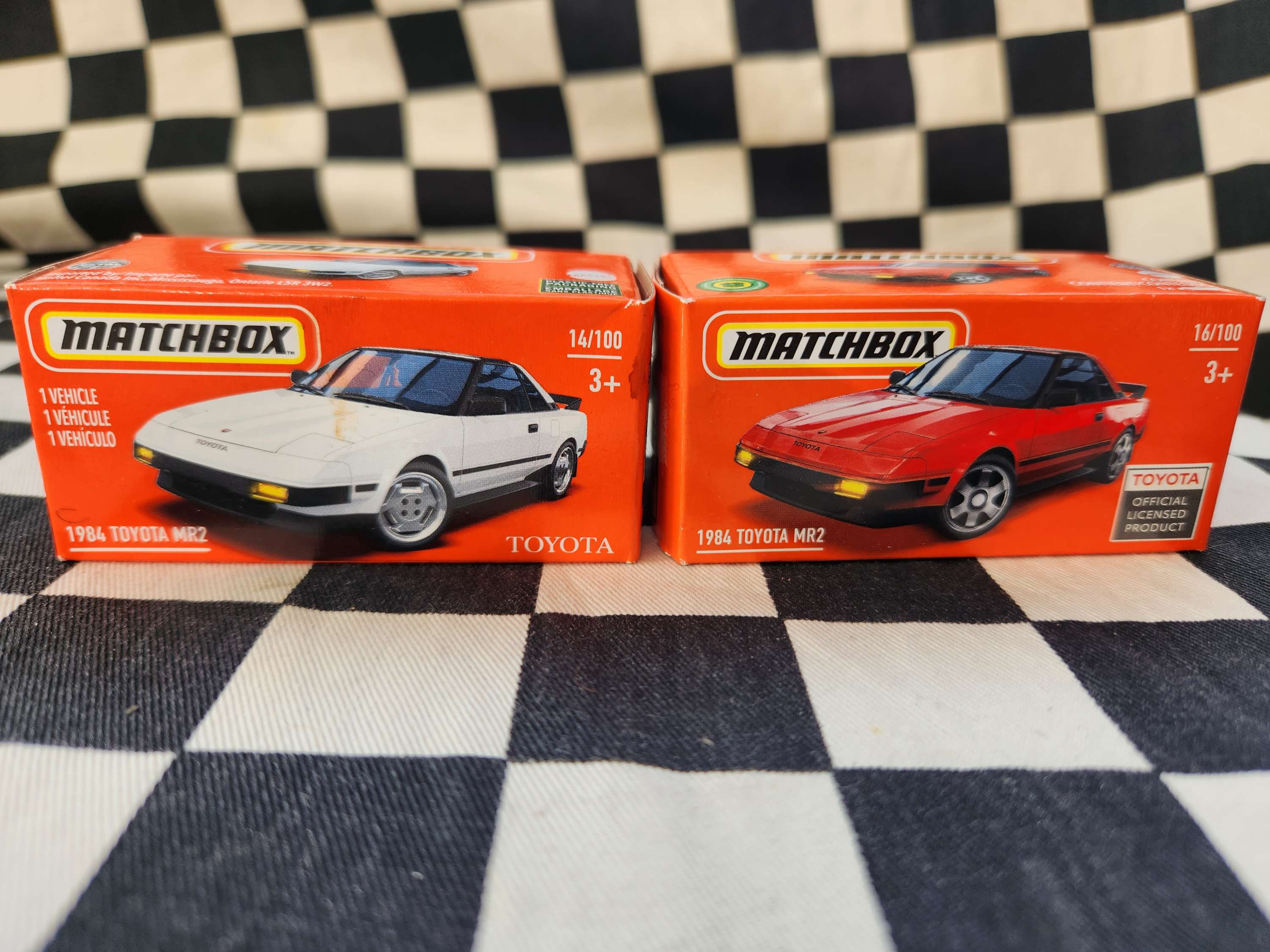 Matchbox Power Grab 1984 Toyota MR2 Choice of Two