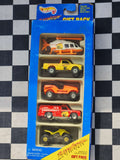 Hot Wheels 1996 5 pack Exclusive BAYWATCH Tv Series Quad Jeep Helicopter 4x4