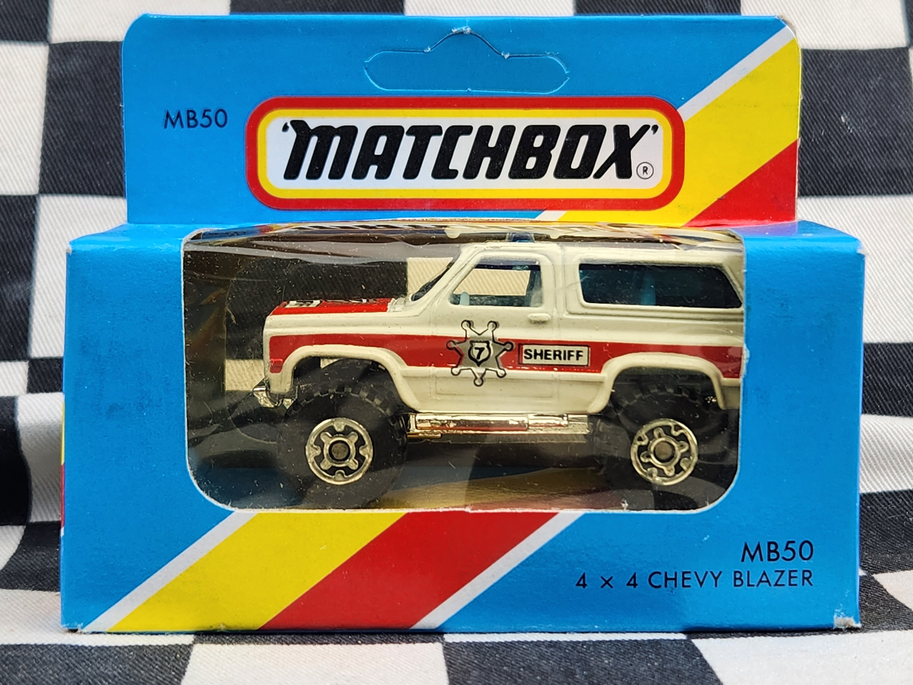 Matchbox 1981 Blue Box Sheriff 4x4 Chevy Blazer