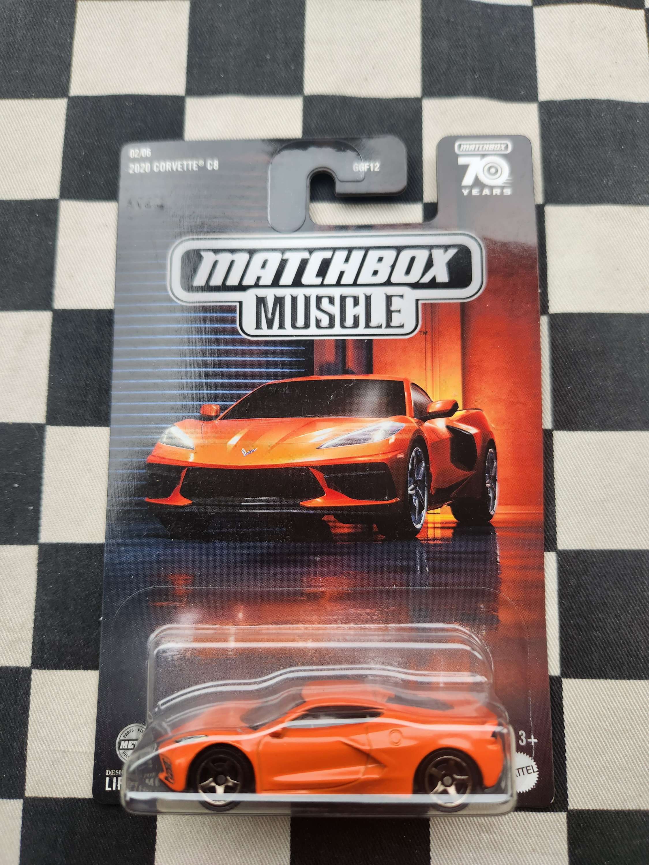 Matchbox Muscle 2020 Corvette C8 Orange