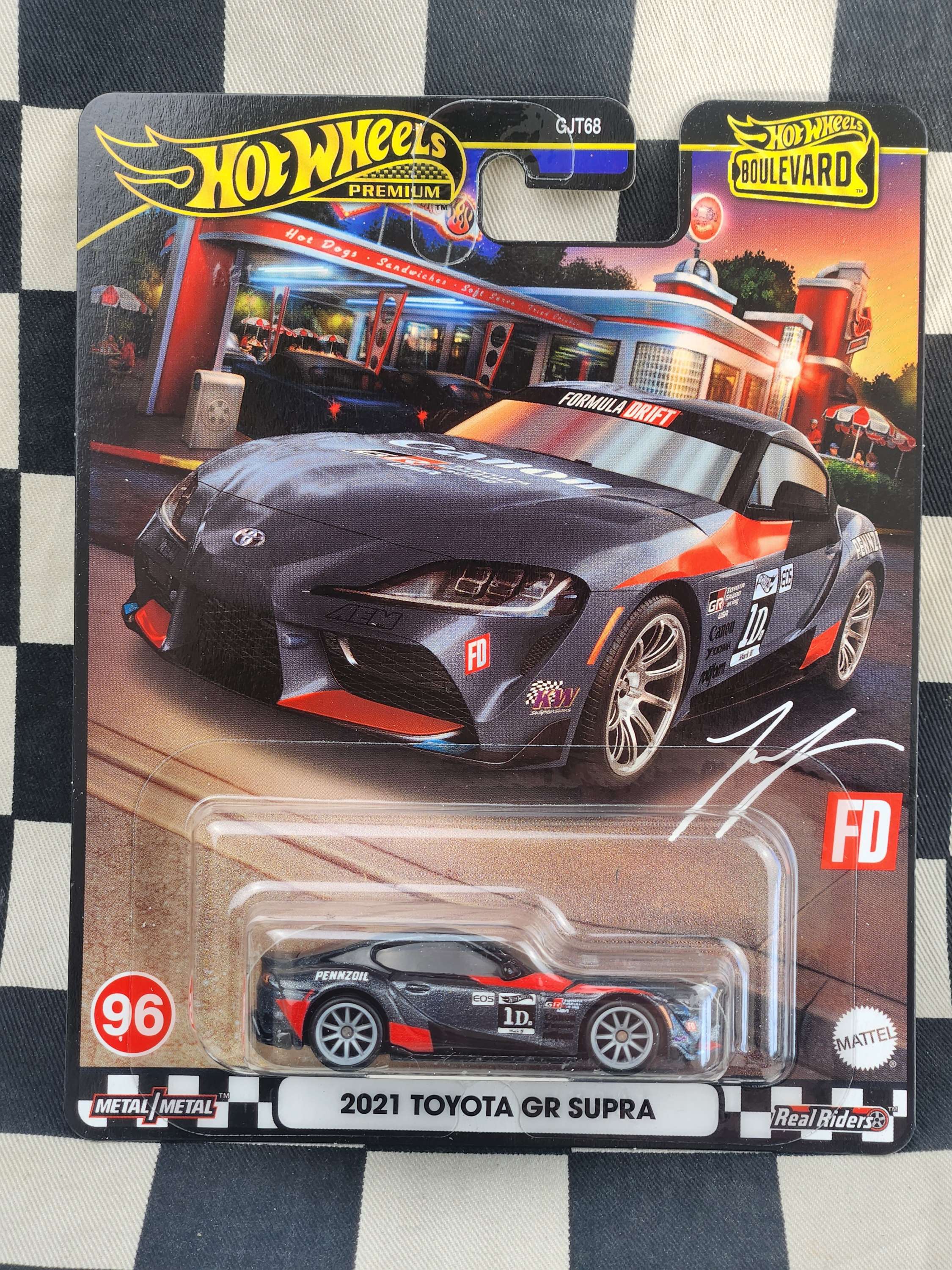 Hot Wheels Premium Boulevard #96 2021 Toyota GR Supra