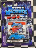 Muscle Machines 37 Ford Coupe Hot Rod Blue