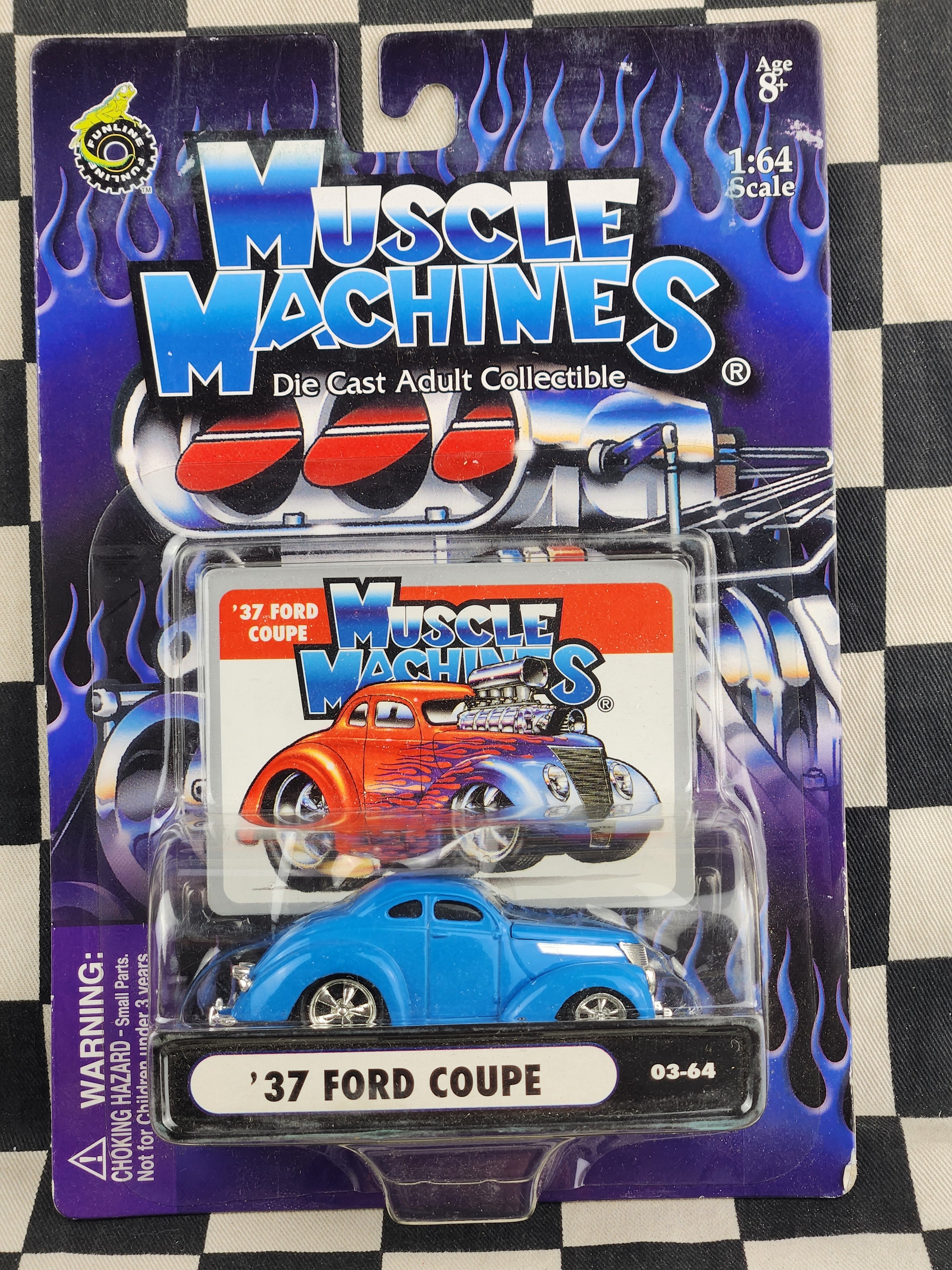 Muscle Machines 37 Ford Coupe Hot Rod Blue