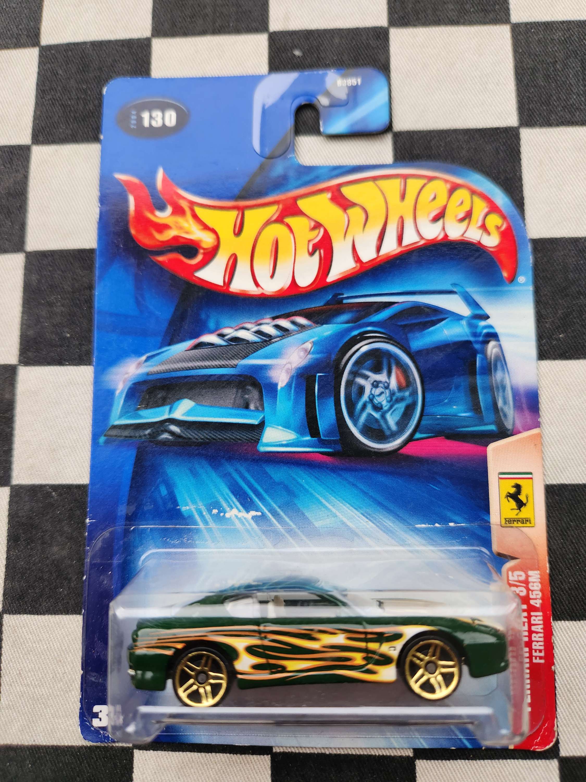 Hot Wheels 2004 Ferrari Heat Ferrari 456M Green