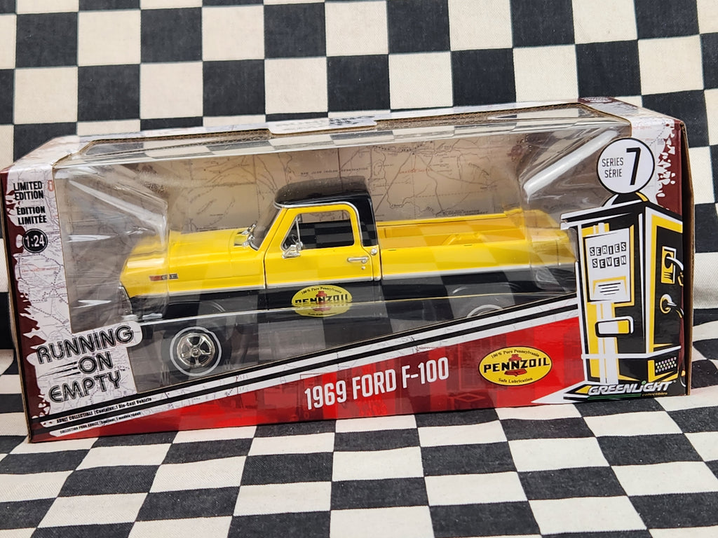 Greenlight 1/24 Running on Empty Penzoil 1967 Ford F100
