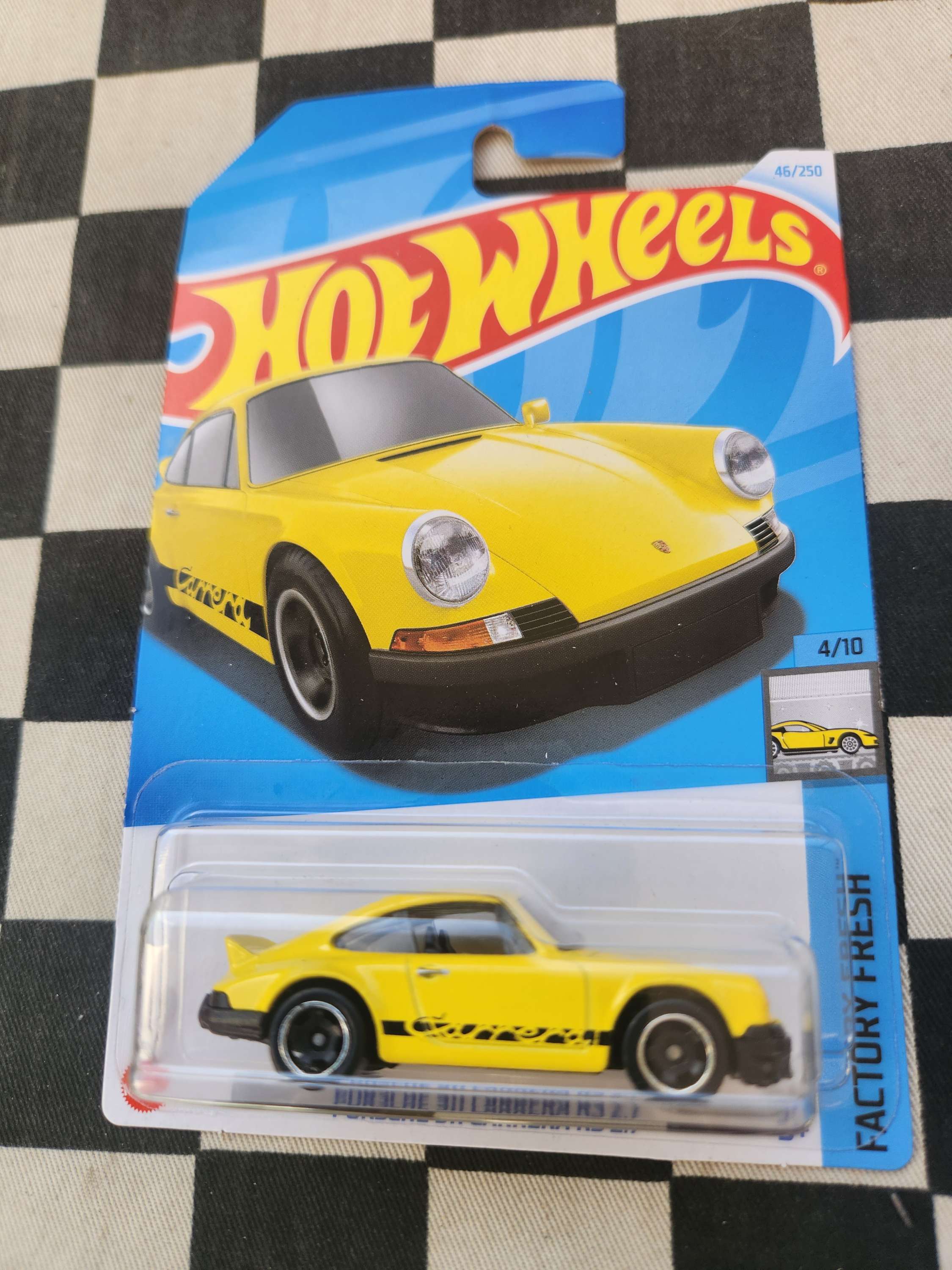 Hot Wheels 2024 Factory Fresh Porsche 911 Carrera RS 2.7 Yellow