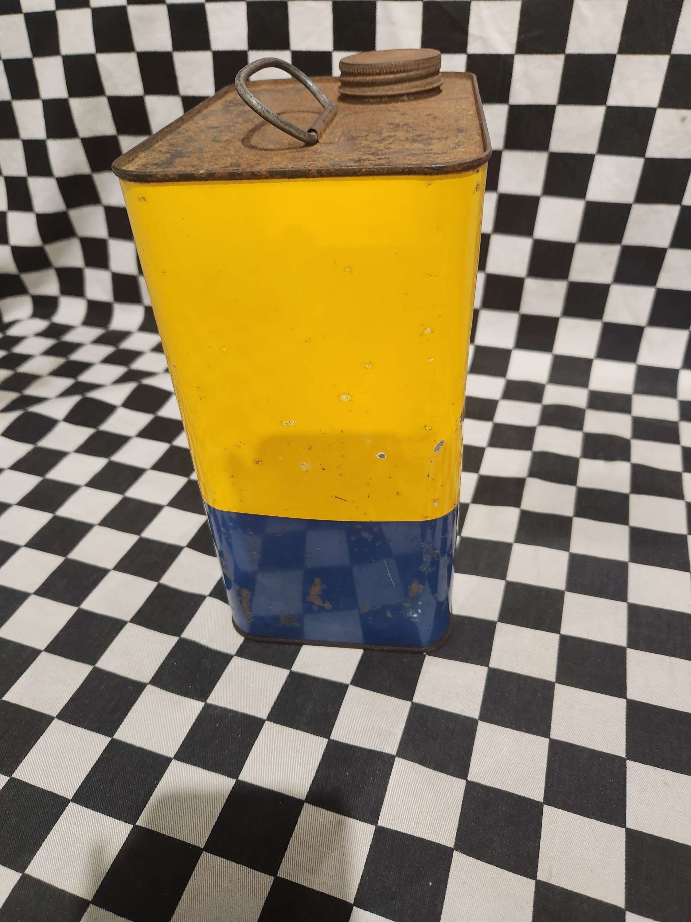 Golden Fleece 1 Gallon Motor Oil Tin