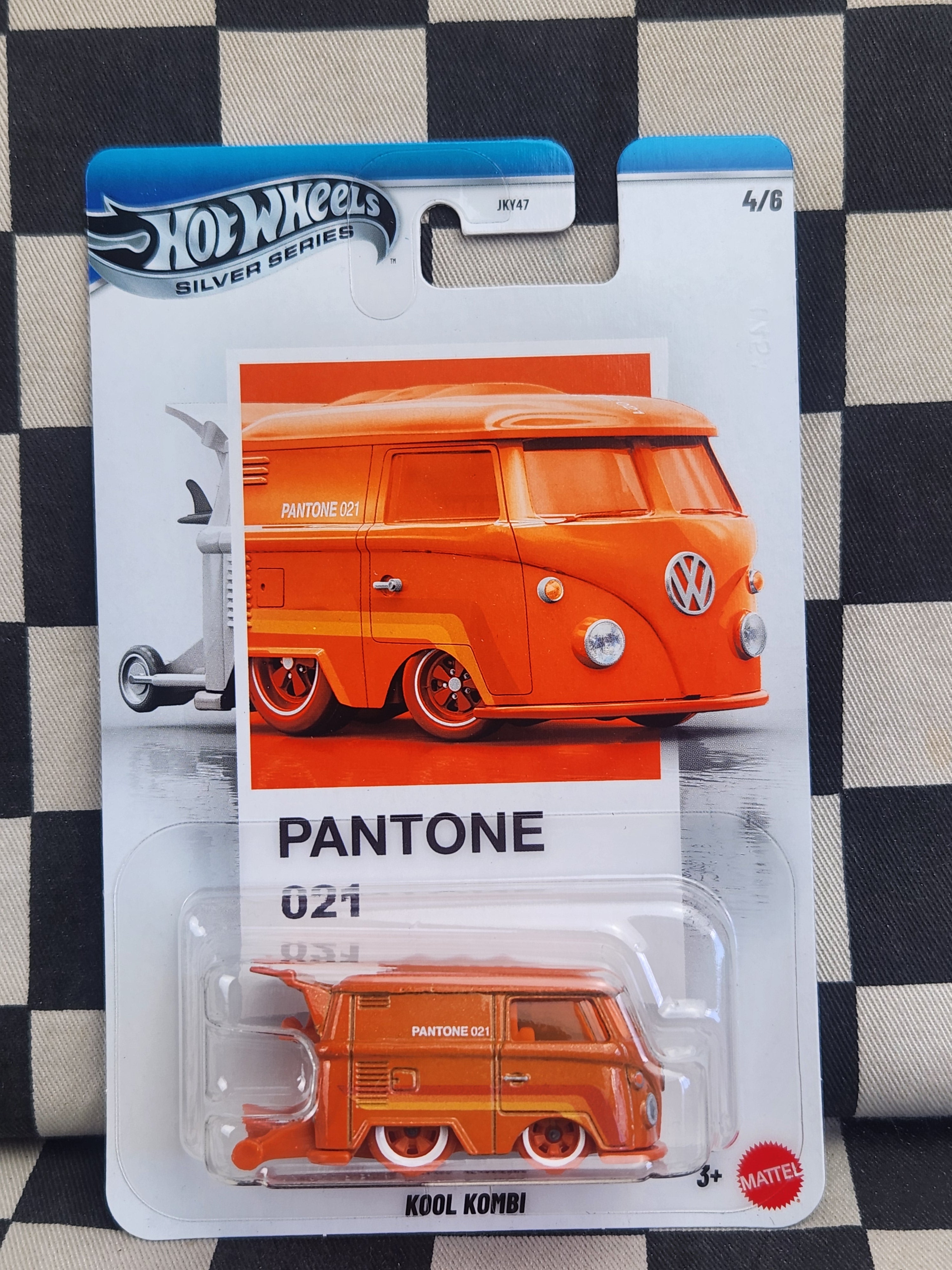 Hot Wheels Silver Series Pantone 021 Kool Kombi VW Volkswagen