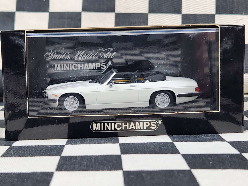 MiniChamps 1/43 Jaguar XJS Convertible 1988 Glacier White 1/4032