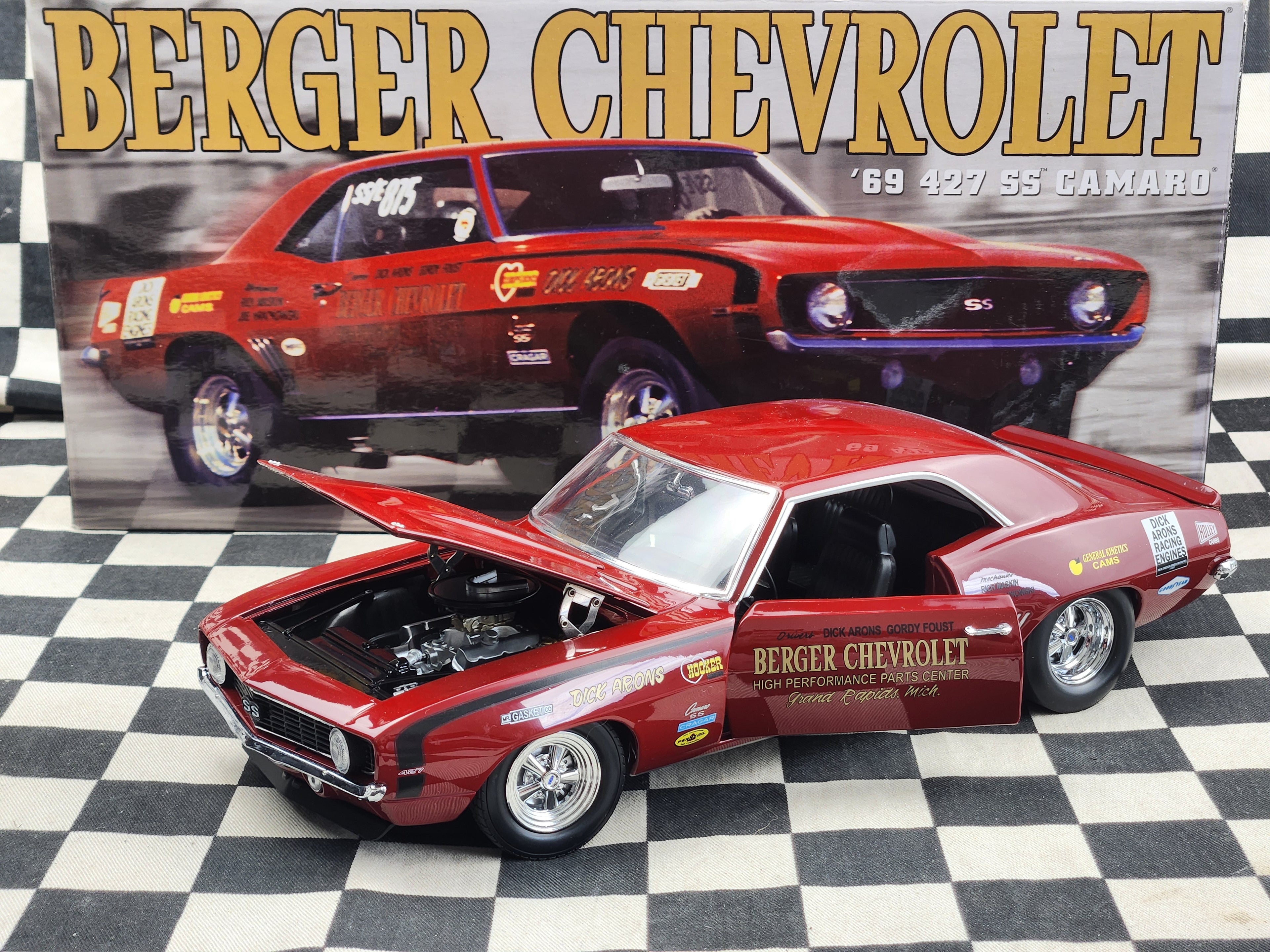 Rare 1/18 GMP Berger Chevrolet 1969 427 SS Camaro