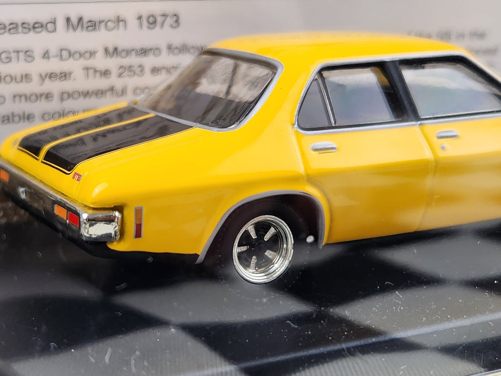 Trax 1/43 Holden HQ GTS Monaro 4 Door TR59 Yellow