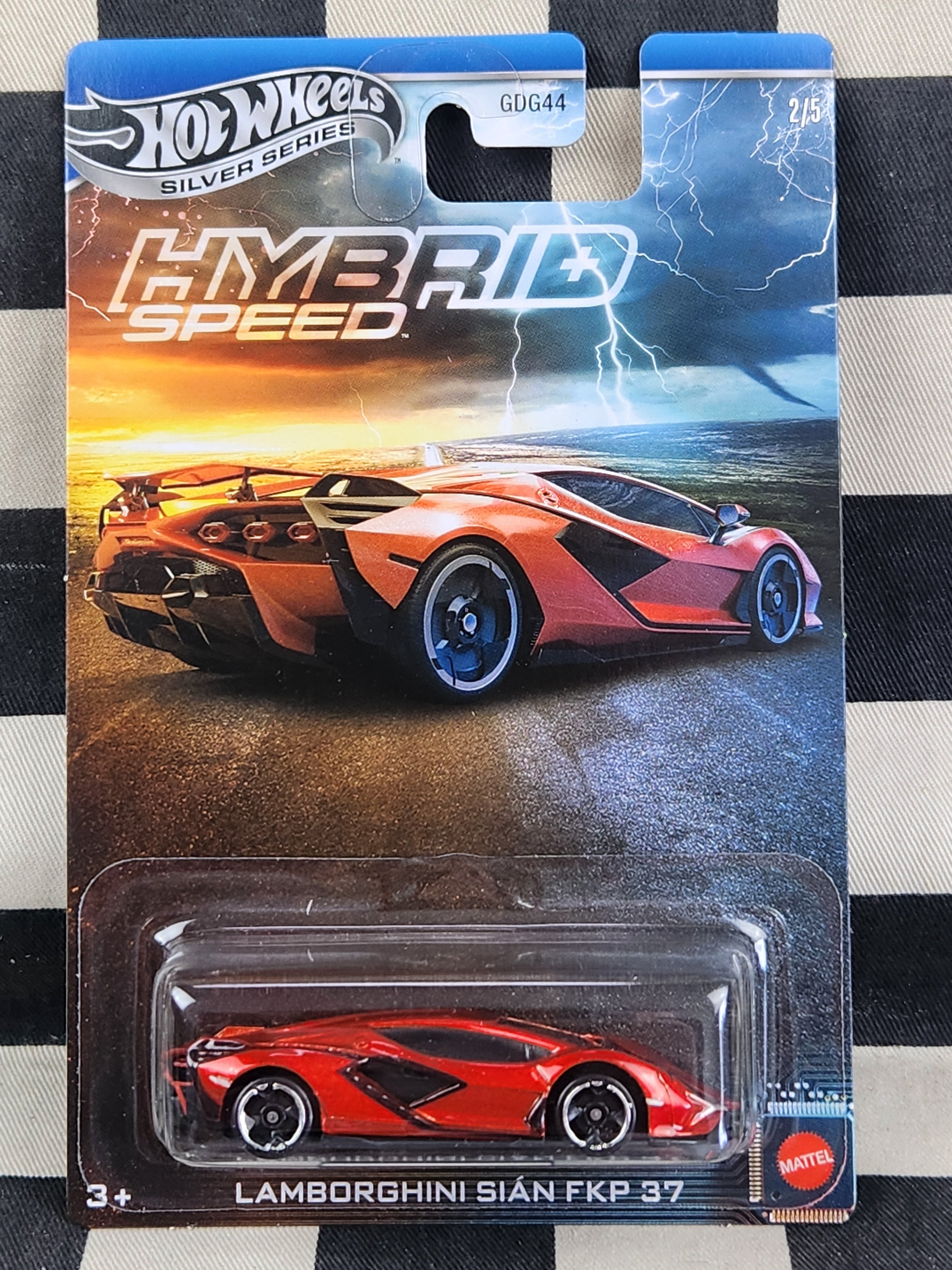 Hot Wheels Silver Series Hybrid Speed Lamborghini Sian FKP 37