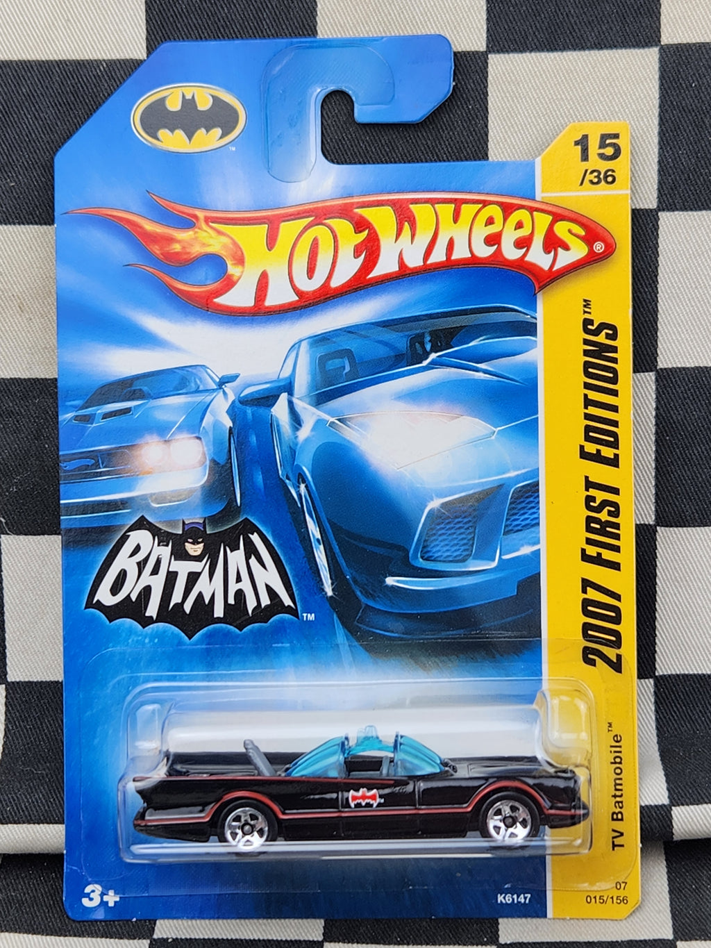 Hot Wheels 2007 First Edition 1966 TV Batmobile CARD VARIATIONS Your Choice of