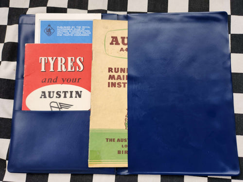 BMC Austin A40 Owners Glovebox Manual Set incl Dealers Wallet