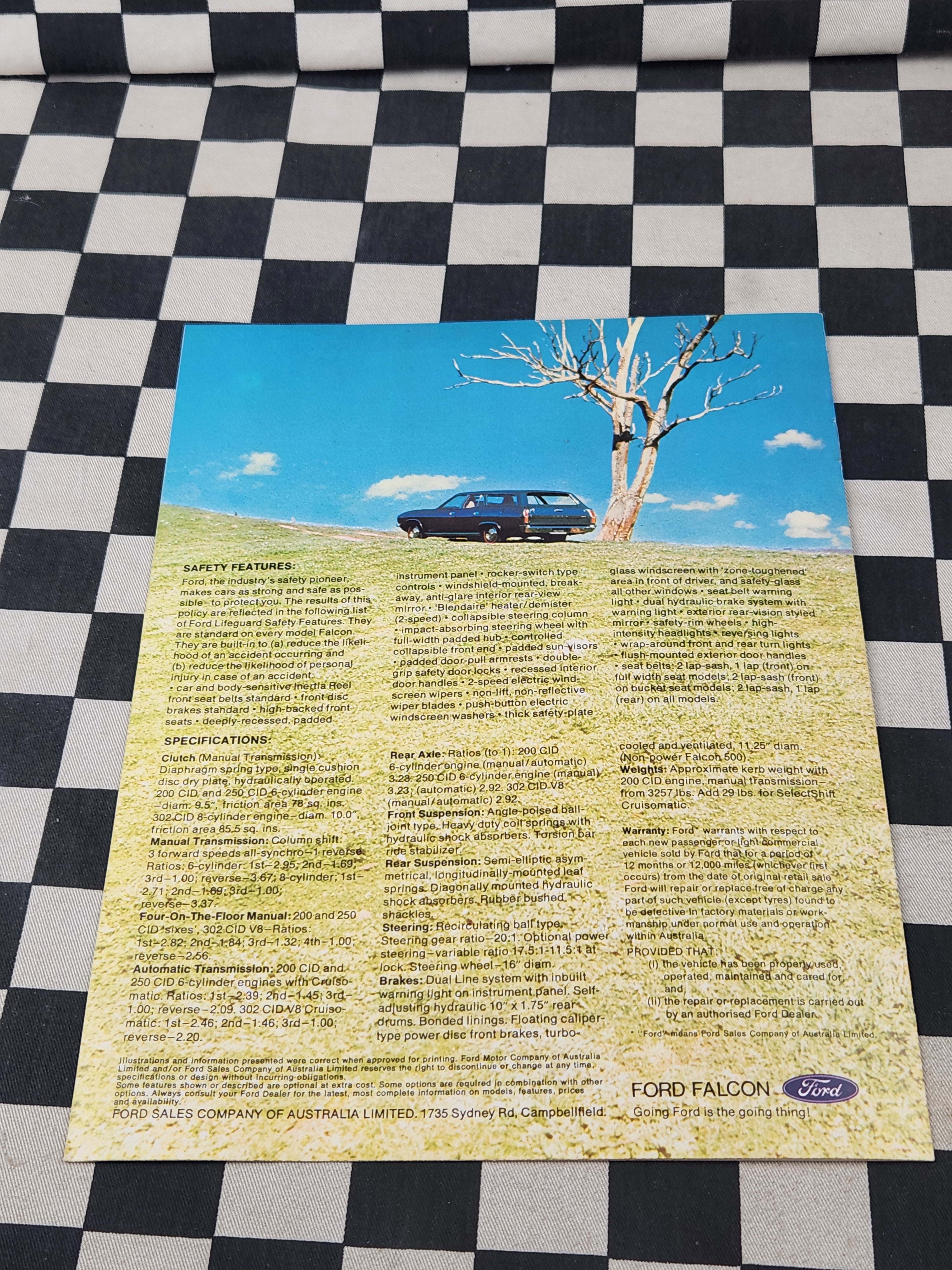 XB Ford Falcon Wagon Sales Brochure