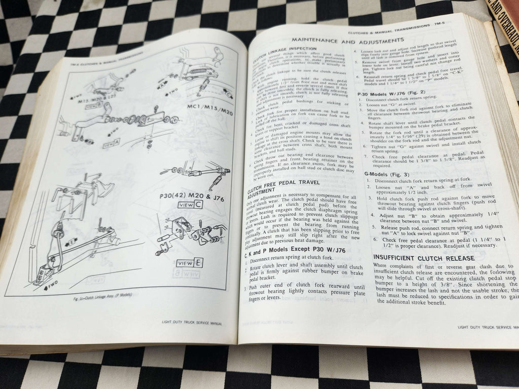 Chevrolet 74-75 C20 / C30 Light Duty Truck Factory Workshop Manual + Supplement