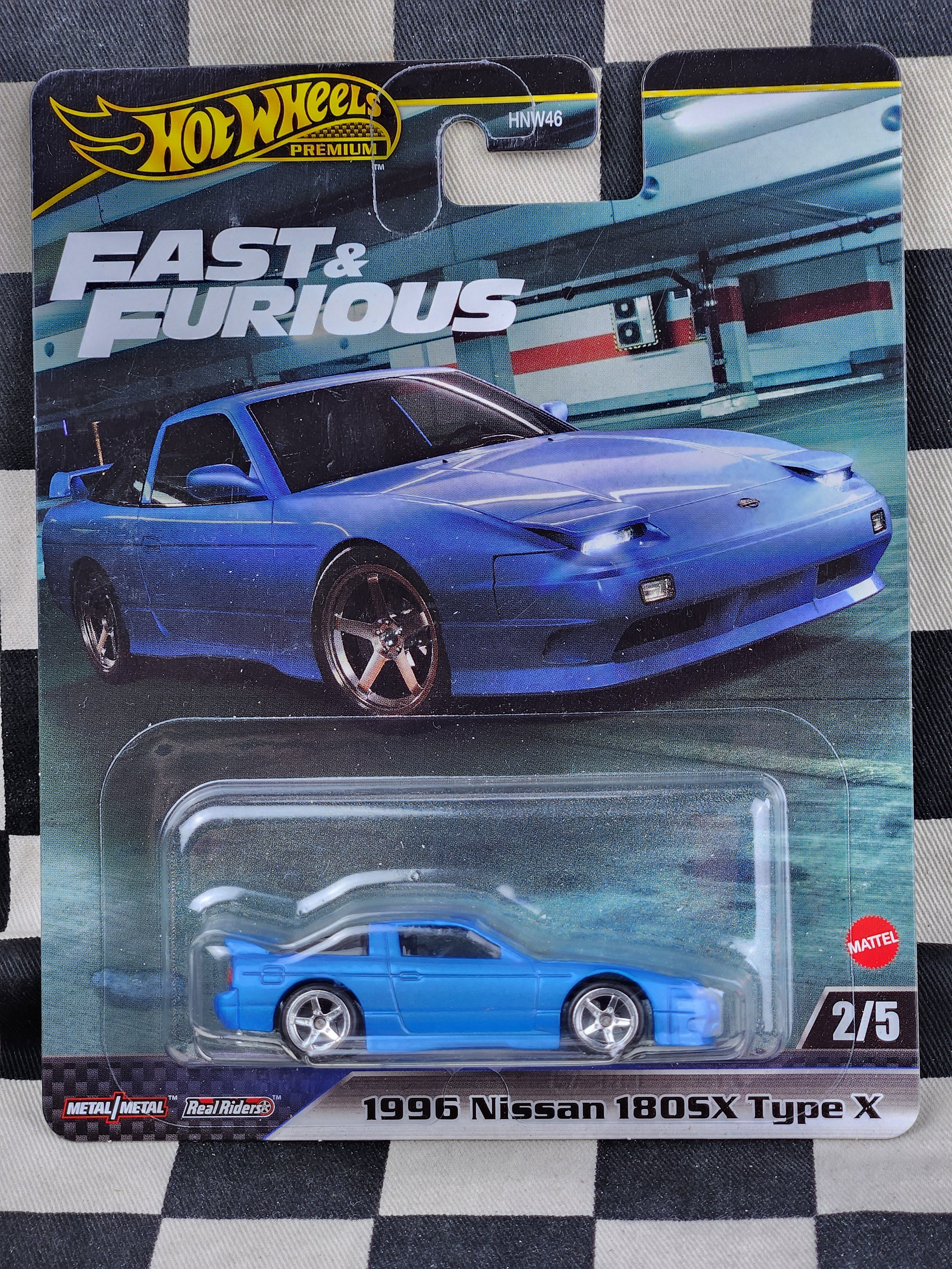 Hot Wheels Premium Fast & Furious 1996 Nissan 180sx Type X
