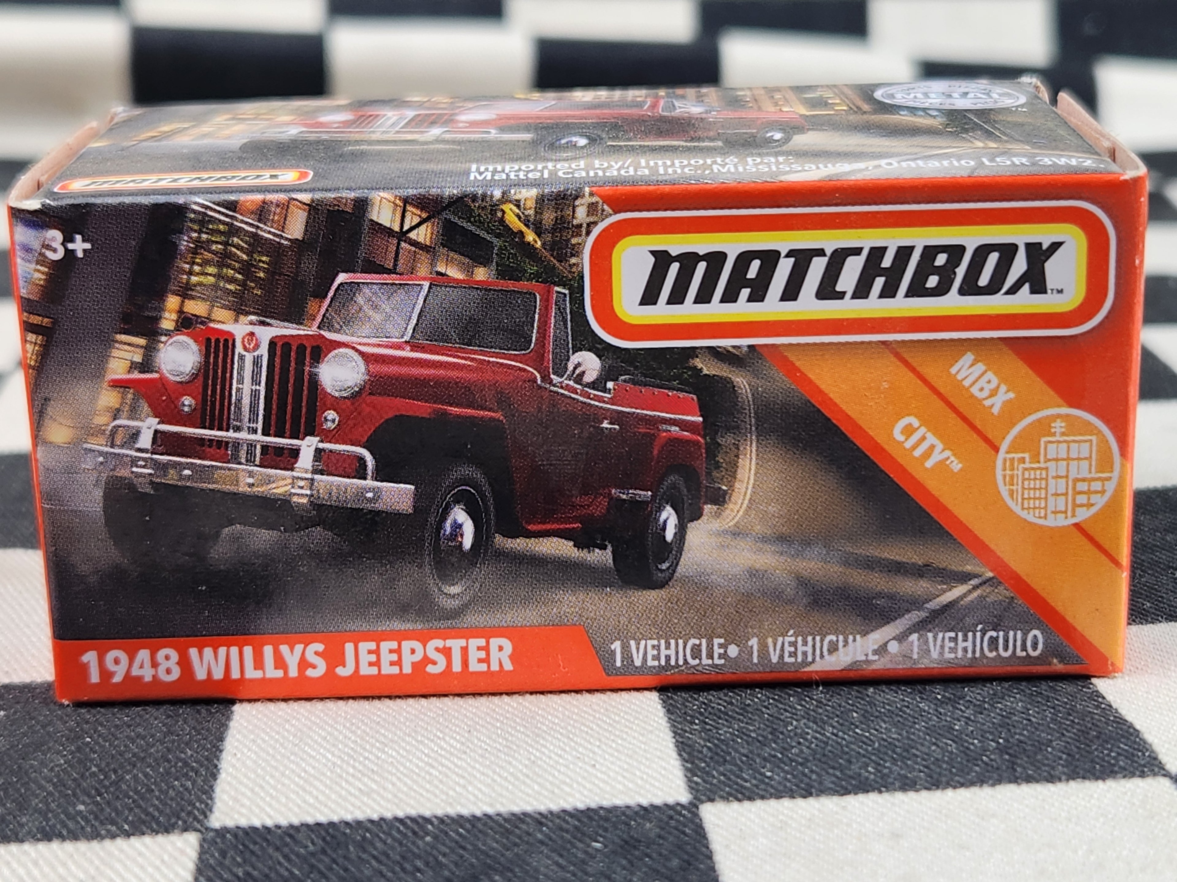 Matchbox Power Grab 1948 Willys Jeepster Red