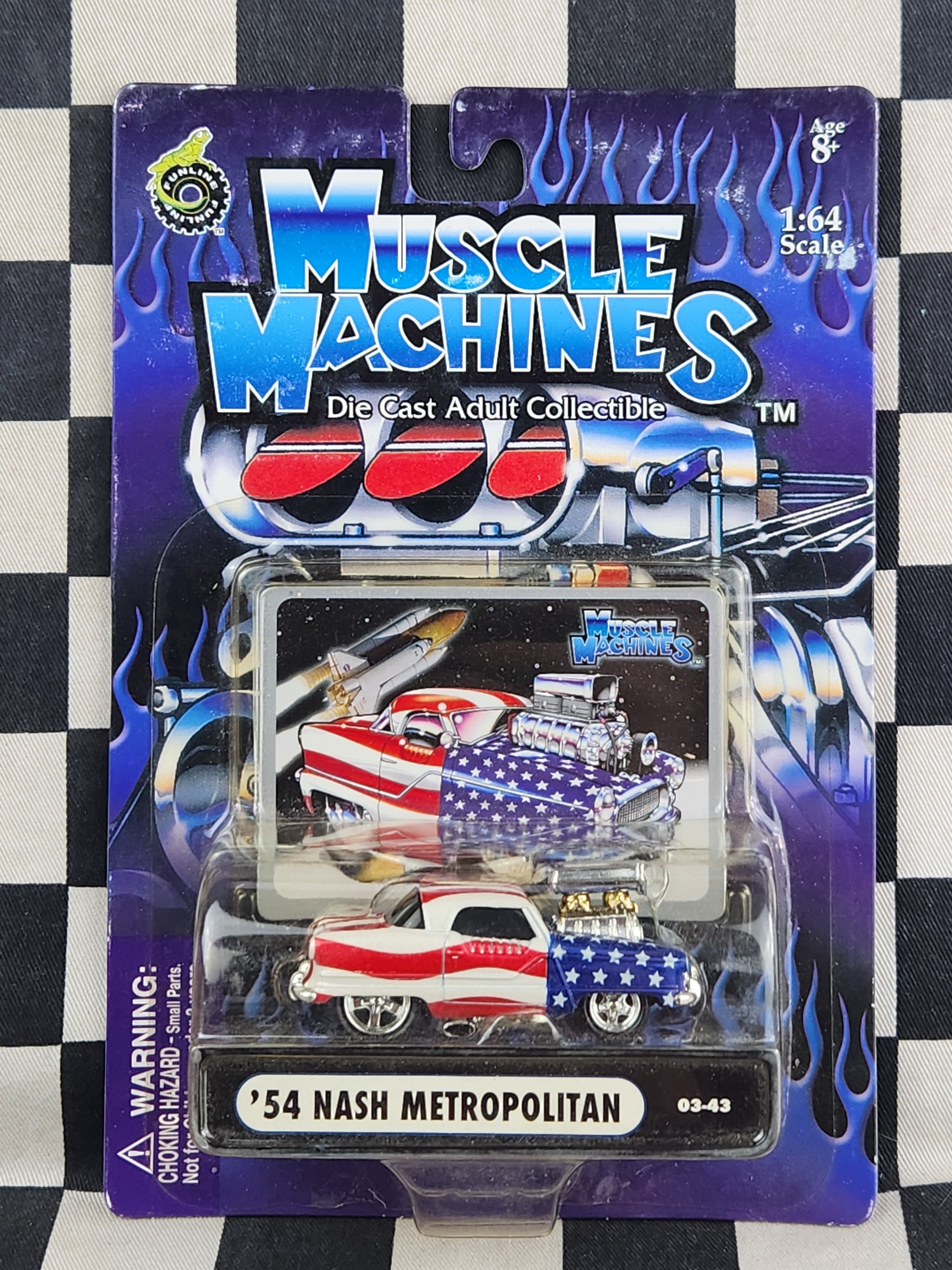 Muscle Machines 54 Nash Metropolitan American Flag
