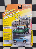 Johnny Lightning Classic Gold 1965 Chevy Corvette Hardtop Mist Blue