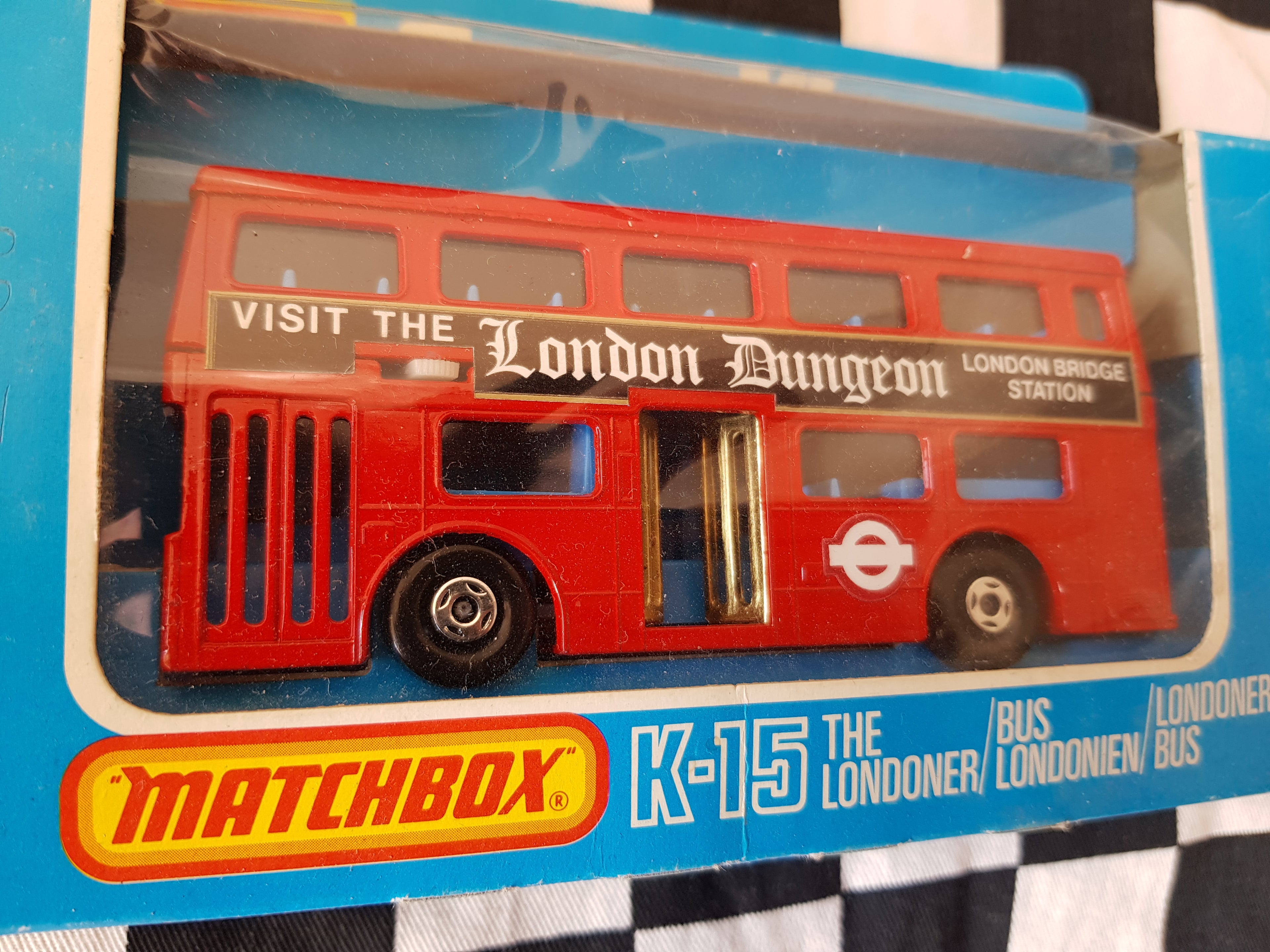 Matchbox Super Kings K15 The Londoner Double Decker Bus London Dungeon