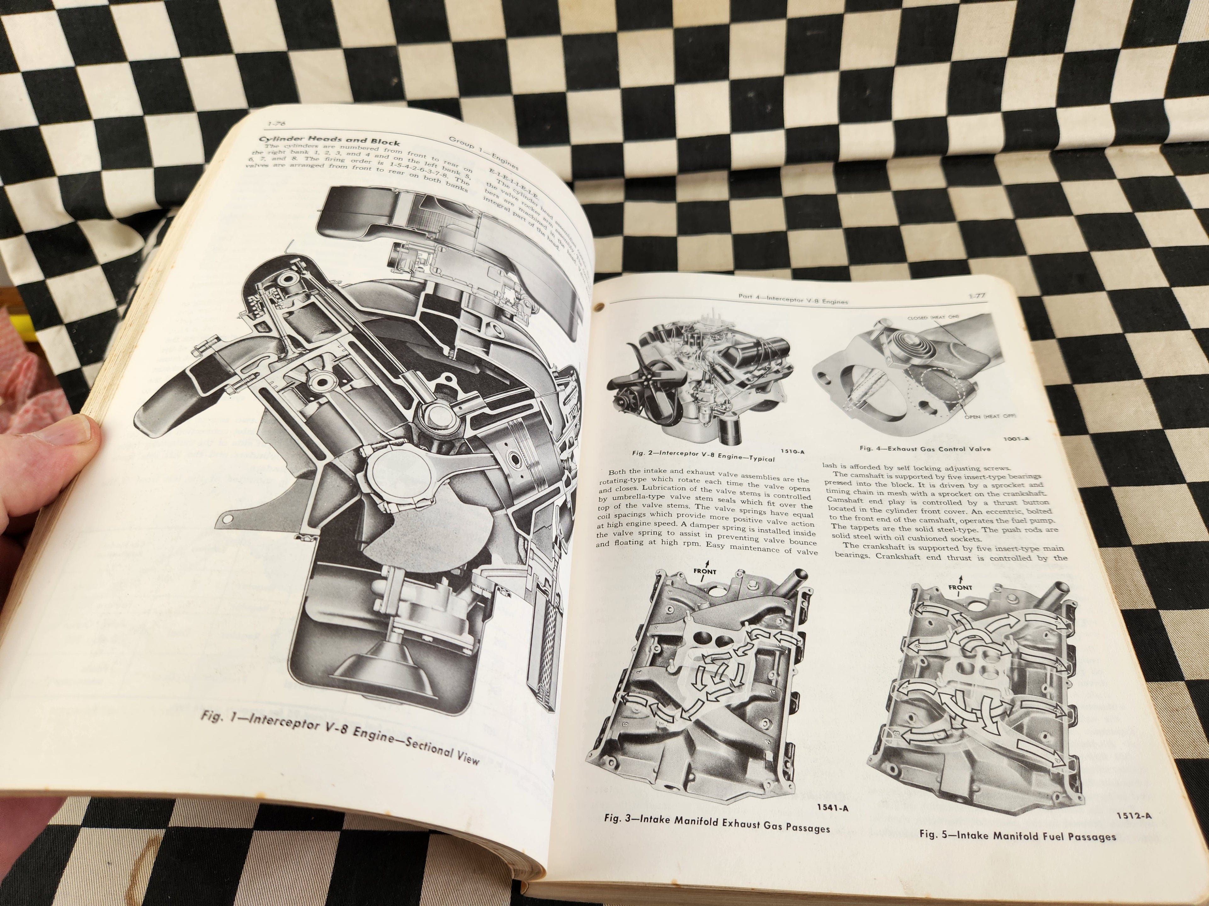 Genuine 1958 Ford Workshop Manual Passenger Car Customline Mainline Ranchwagon