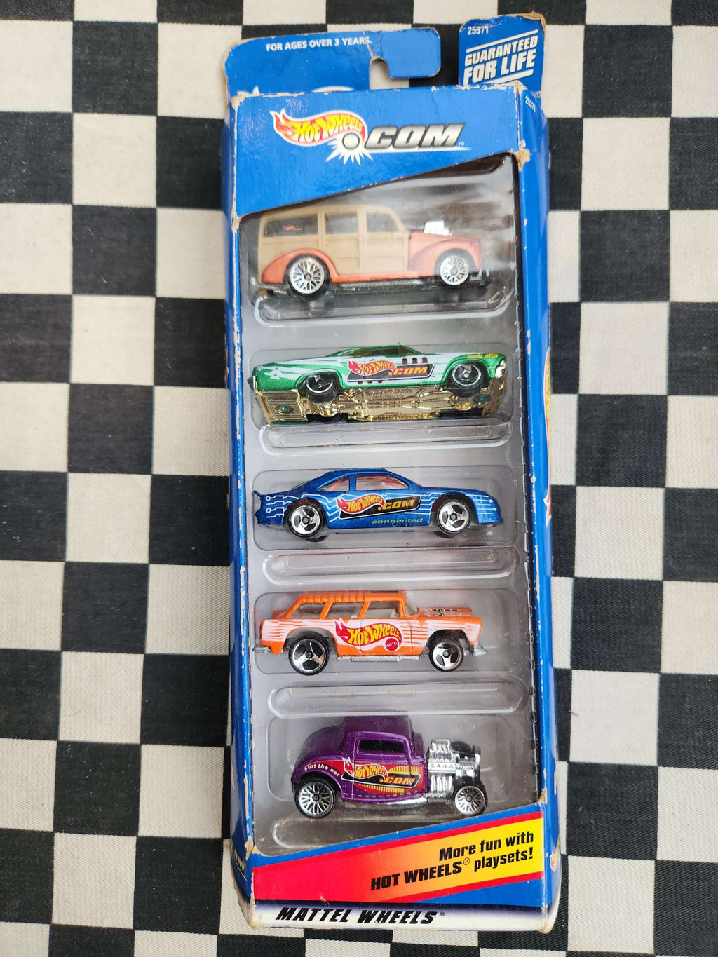 Hotwheels 1998 .COM Exclusive 5 Pack Nomad Chev Woody Hot Rod