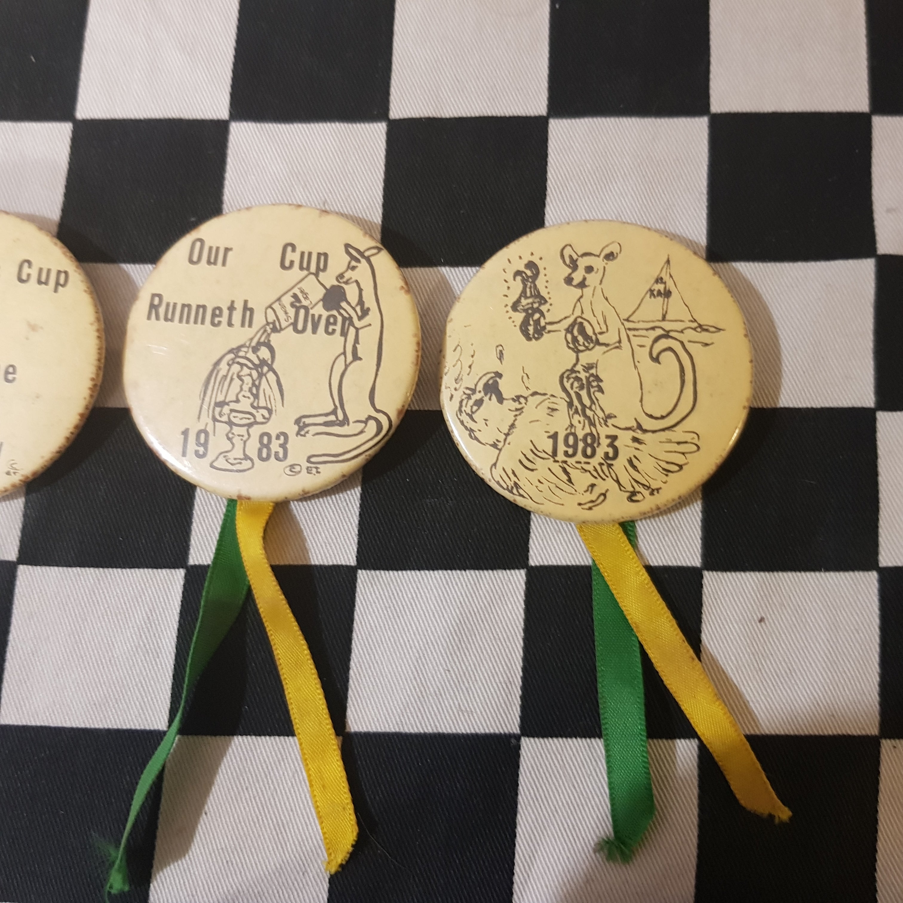 1983 Americas Cup Set of 4 Badges